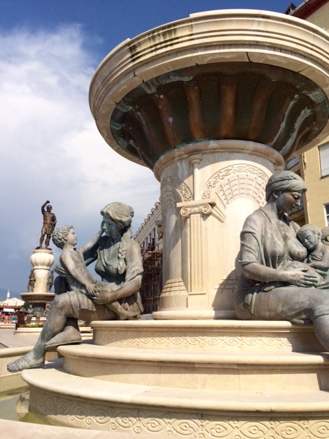 Just a handful of the many crazy statues...