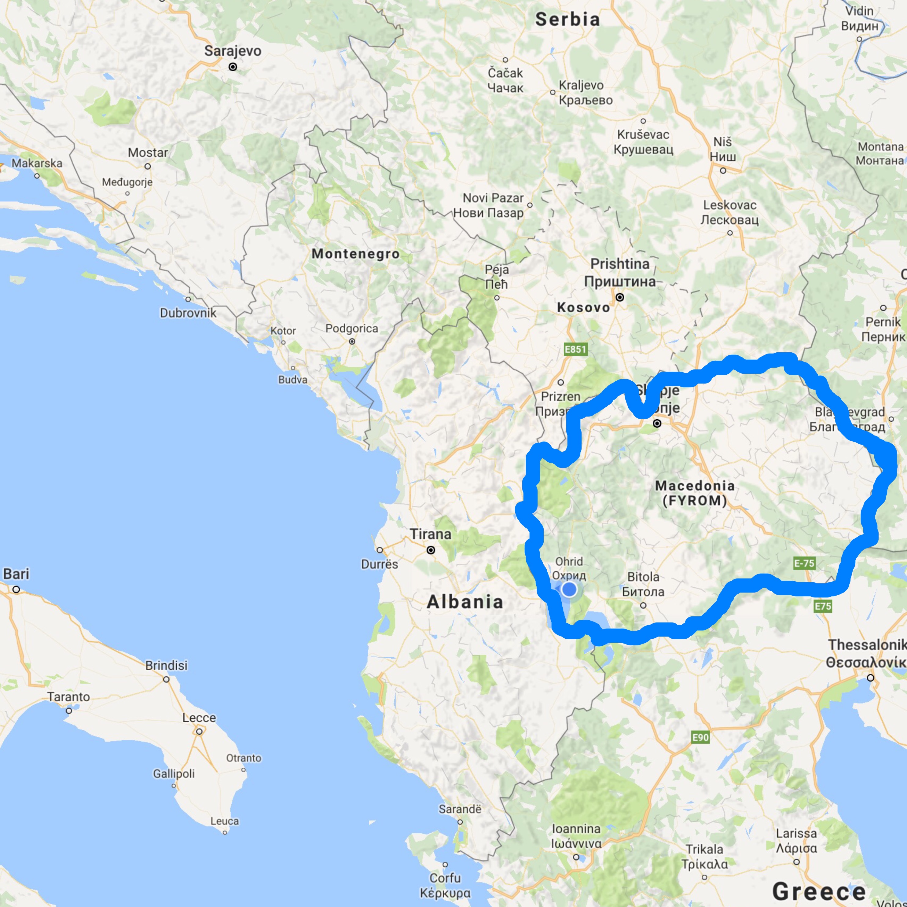 Macedonia and its neighbours