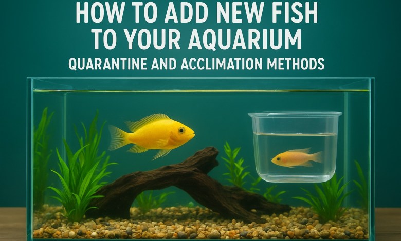 How to Add New Fish to Your Aquarium