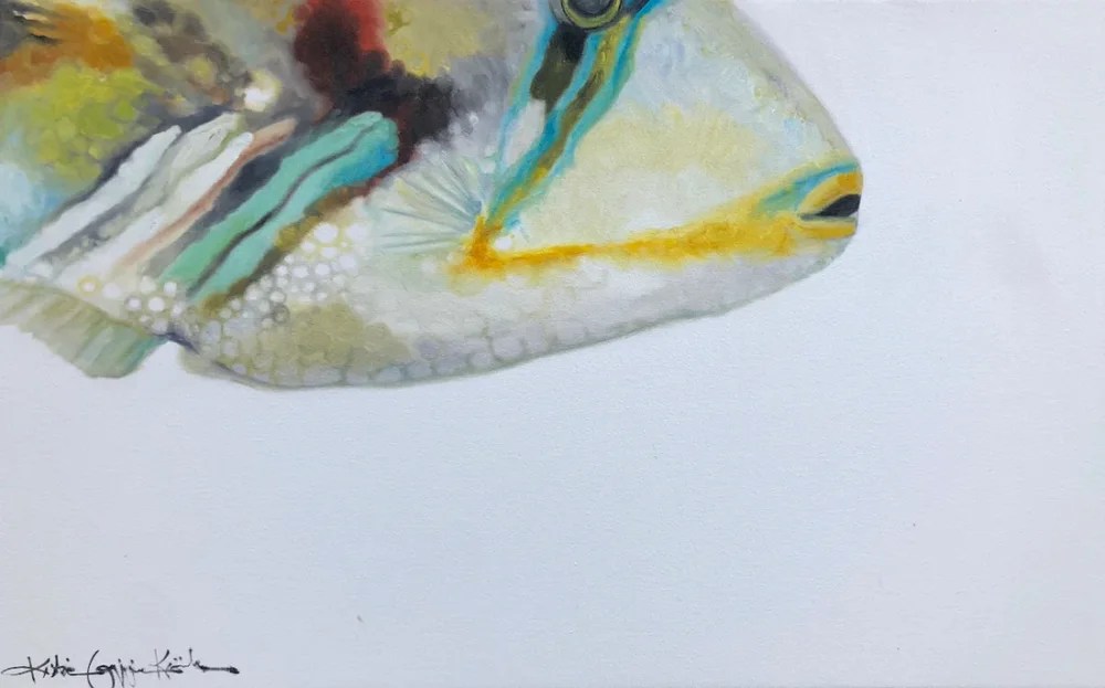 Kristie Fujiyama Kosmides 'Humuhumunukunukuapuaa', Rolled Giclee Print, custom sizes