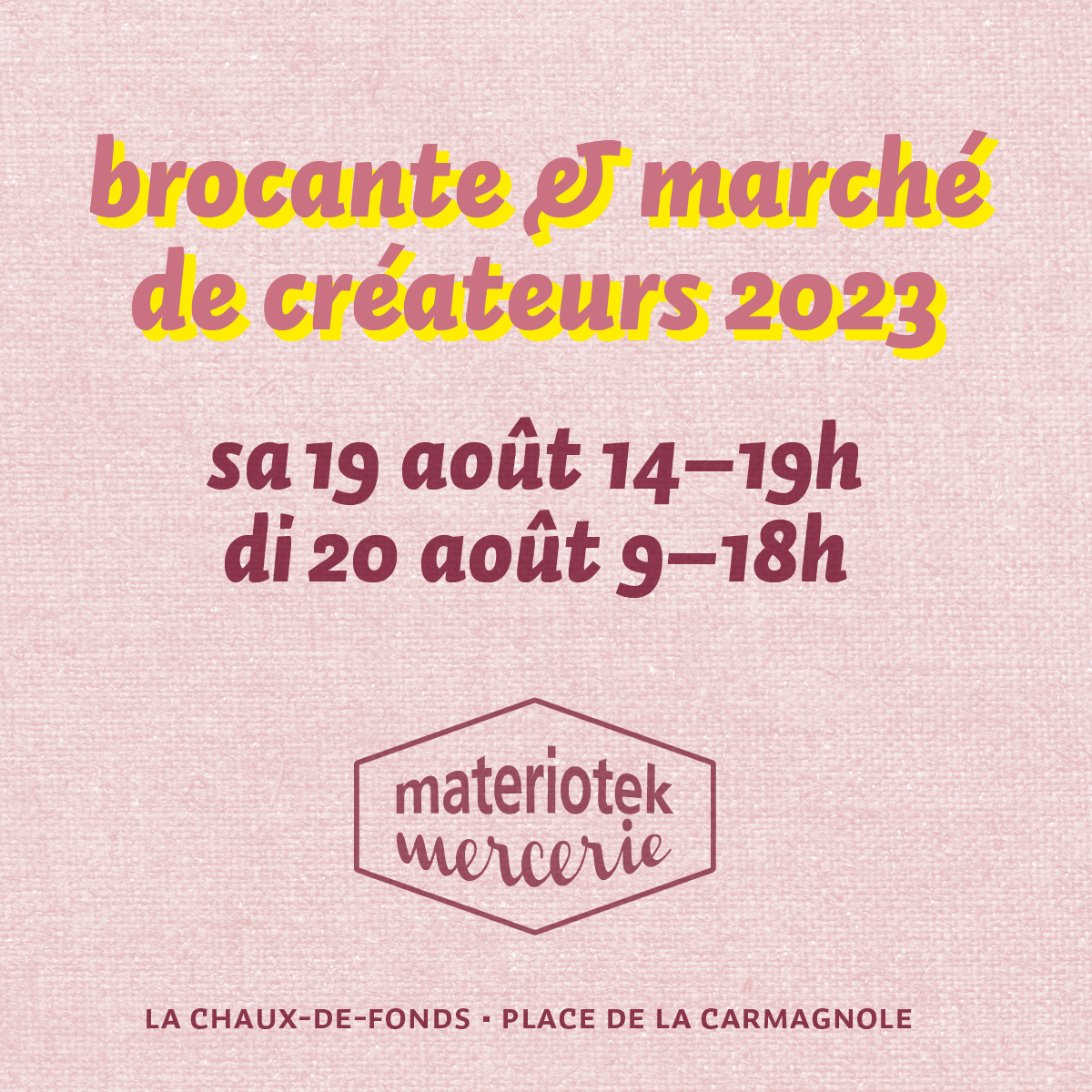 Brocante et marché de créateurs 2023