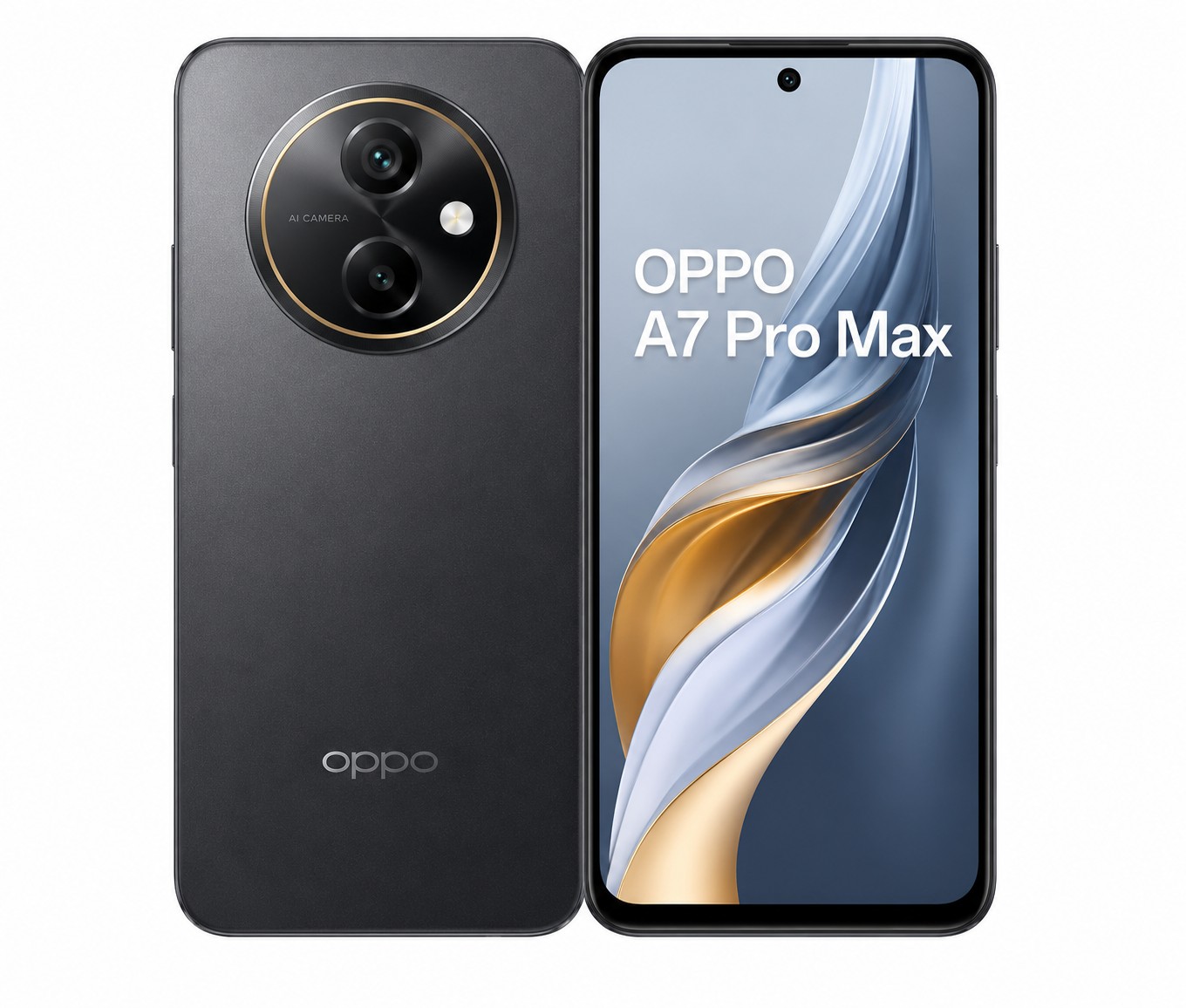 Oppo A7 Pro Max smartphone showcase thin design