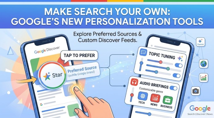 Google Launches ‘Preferred Sources’ & Customization Tools for Search, Discover, and News