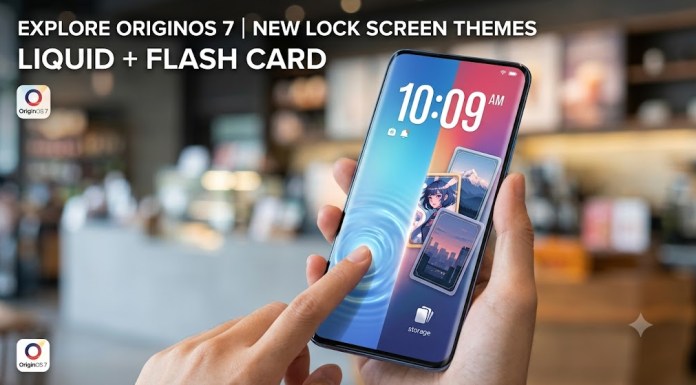 OriginOS 7 Lock Screen Themes: How to Customize Liquid, Flash Card, and Dynamic Clock Features