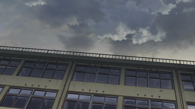 pics Anime Rooftop Background Day school rooftop romance scene