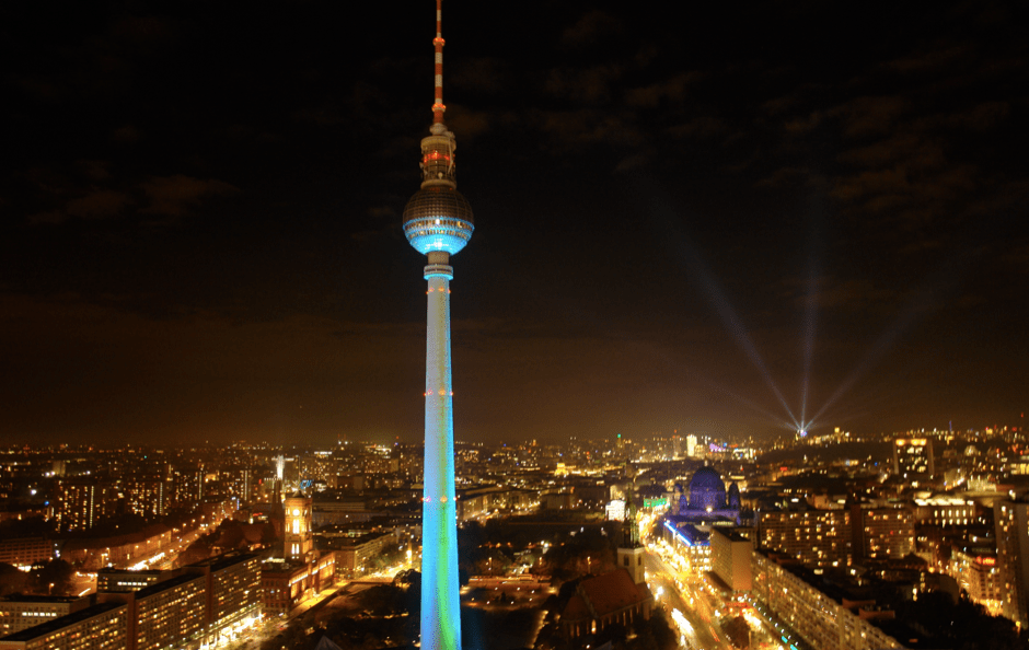 Festival of Lights from Park Inn, Alexanderplatz 2
