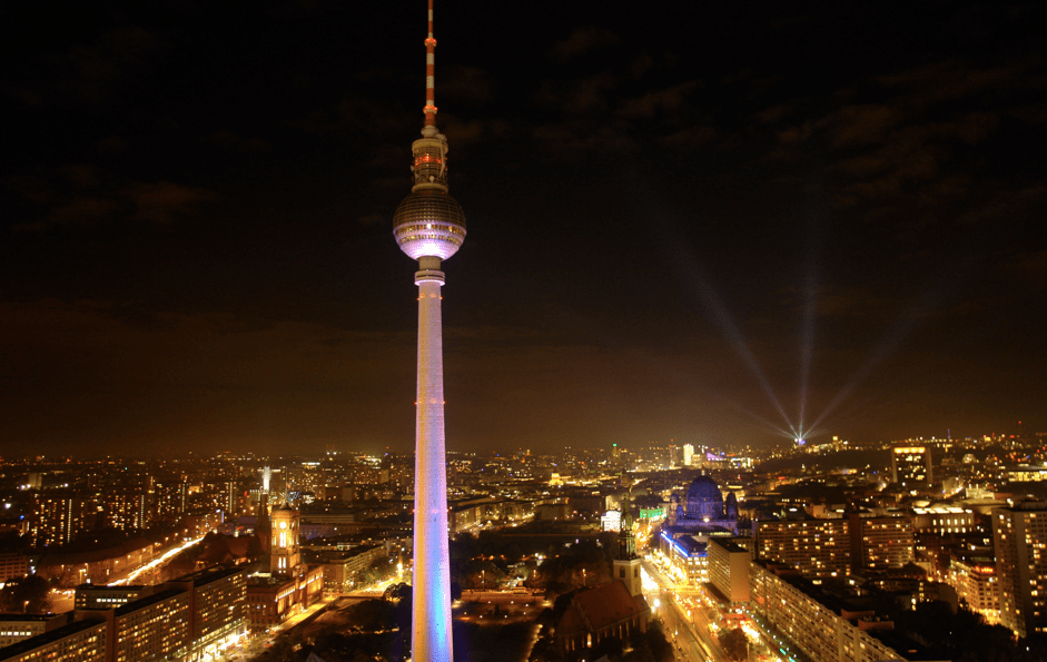 Festival of Lights from Park Inn, Alexanderplatz 3