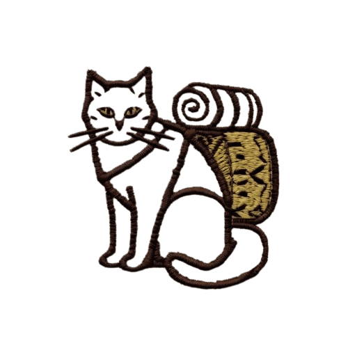 Nomadic Cat Patrol Patch - Mobile Vintage Designs for Desktop