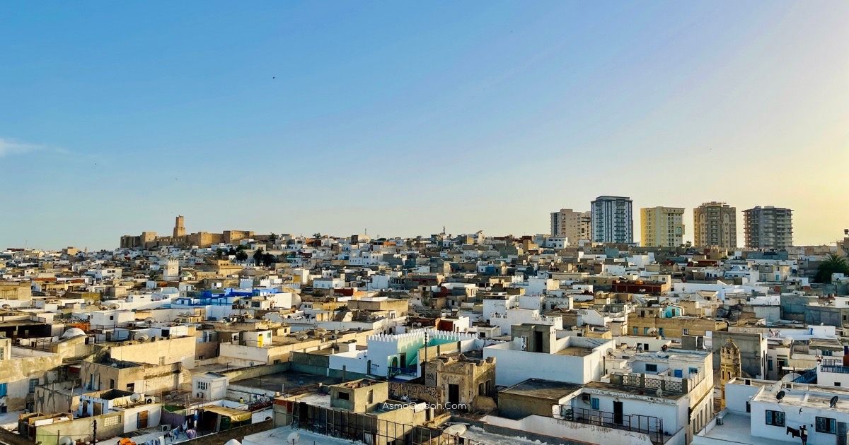 المدينة القديمة في سوسة تونس شمال أفريقيا