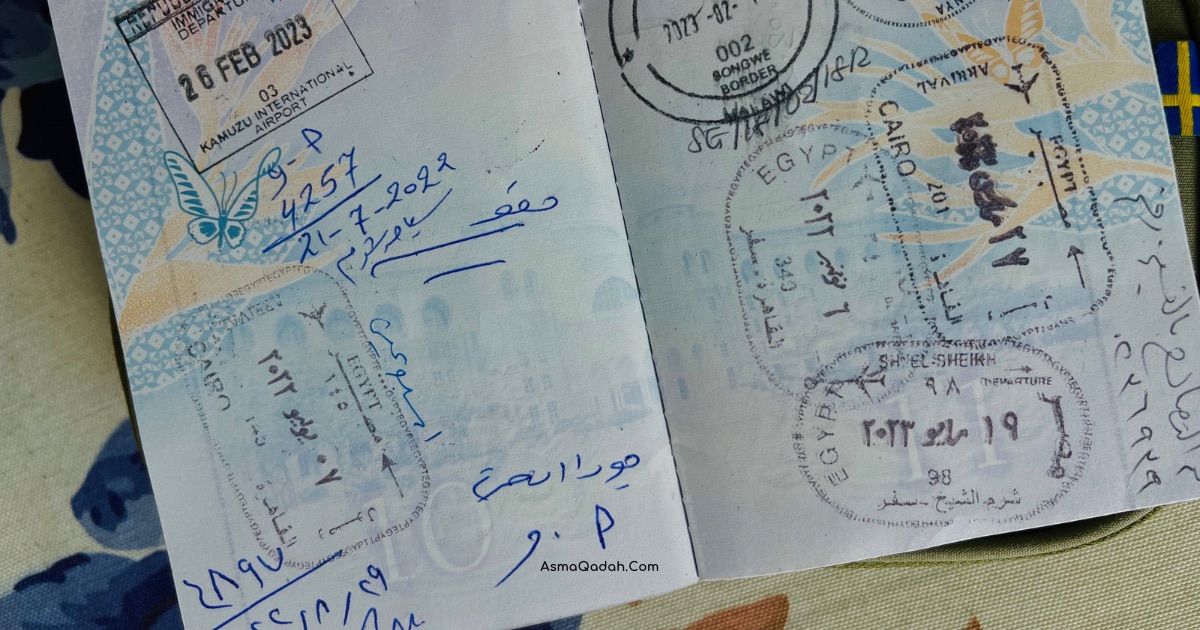 تأشيرة السفر تمديد التأشيرة السياحية في مصر