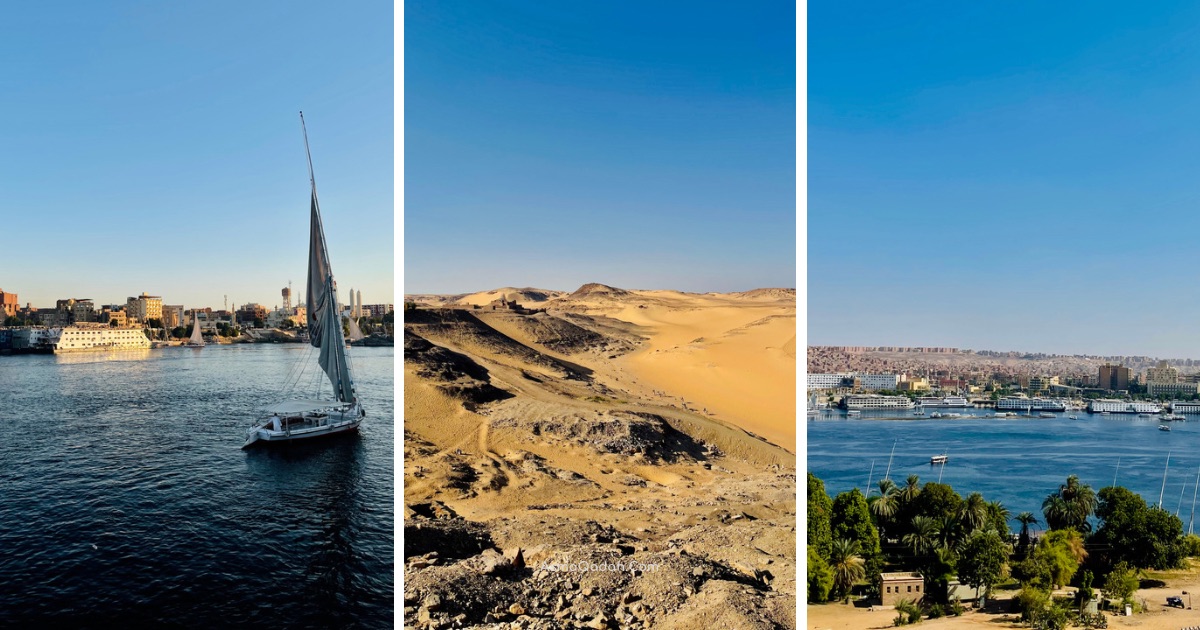 أرض النوبة الأبنوسية أسوان مصر نهر النيل