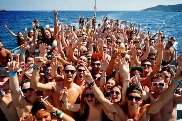 ibiza beach party