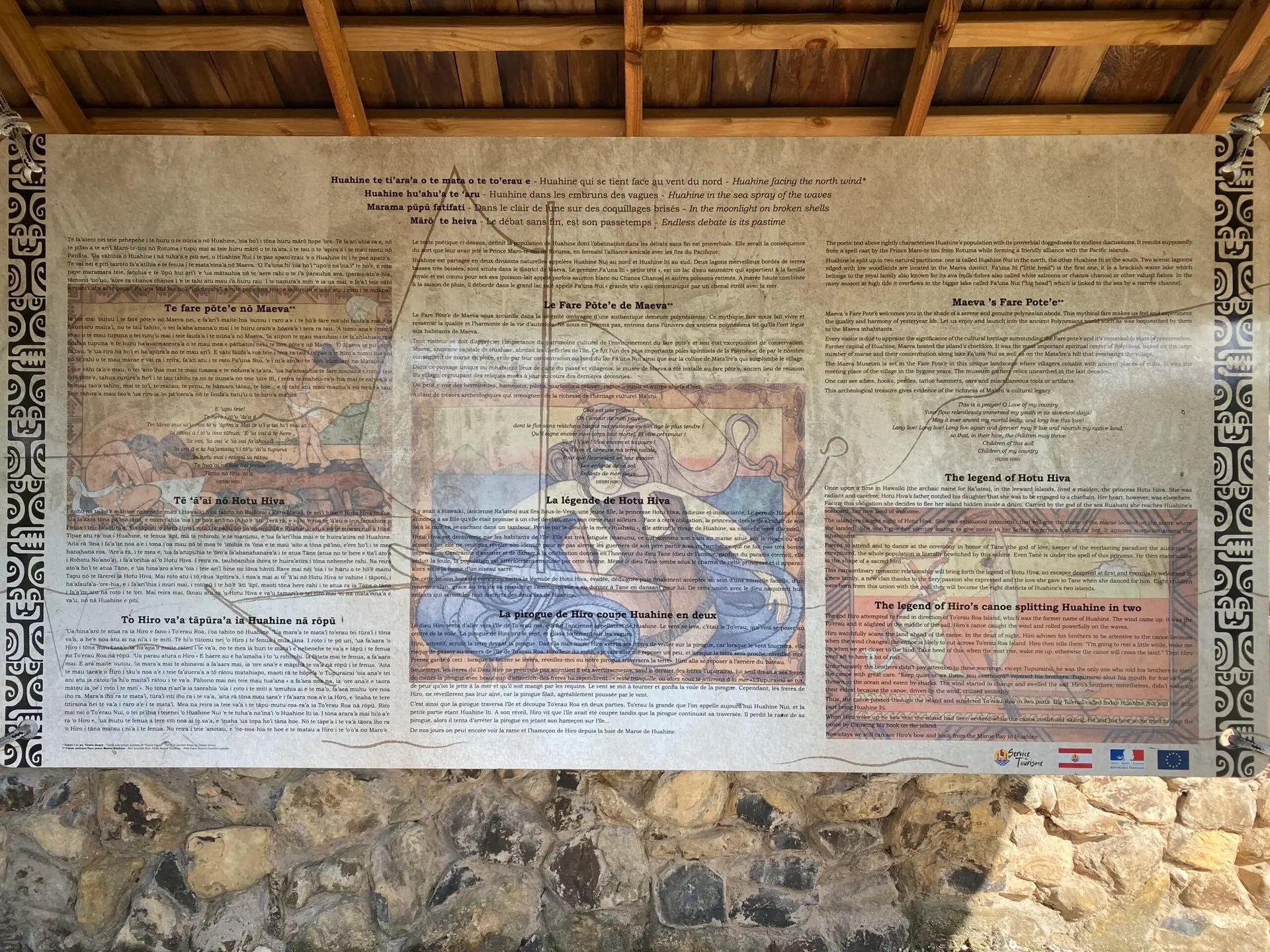 Fare Potee Maeva, Huahine