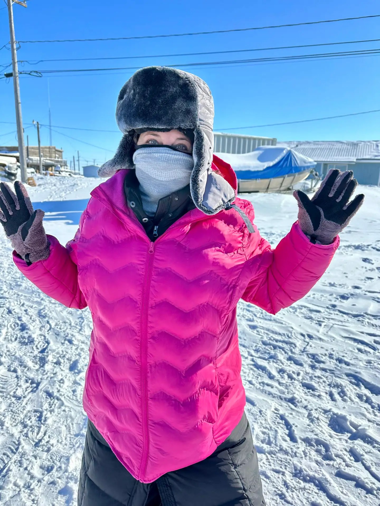 I'm double-coated...cuz it's cold out!