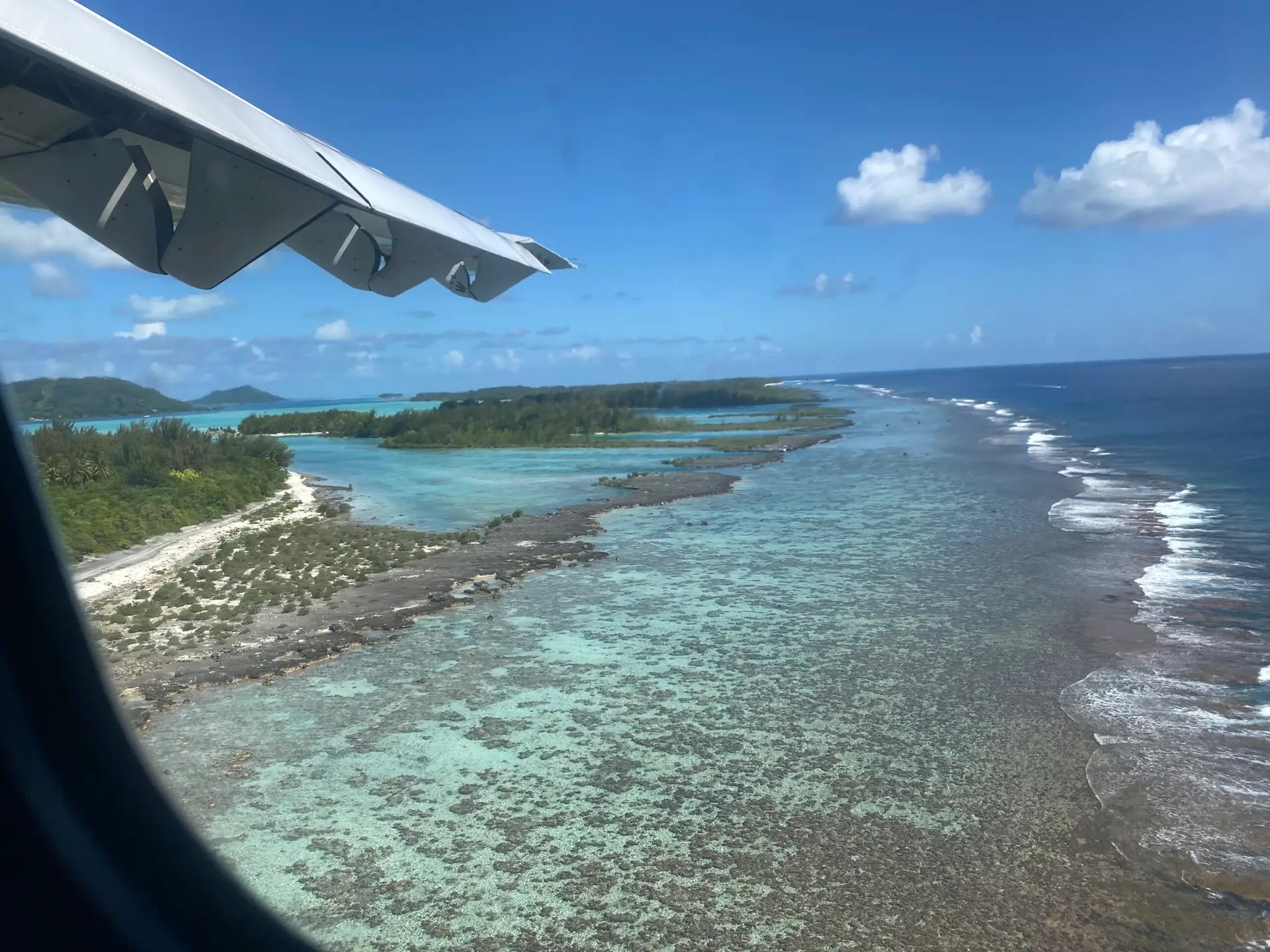 Arriving in Bora Bora