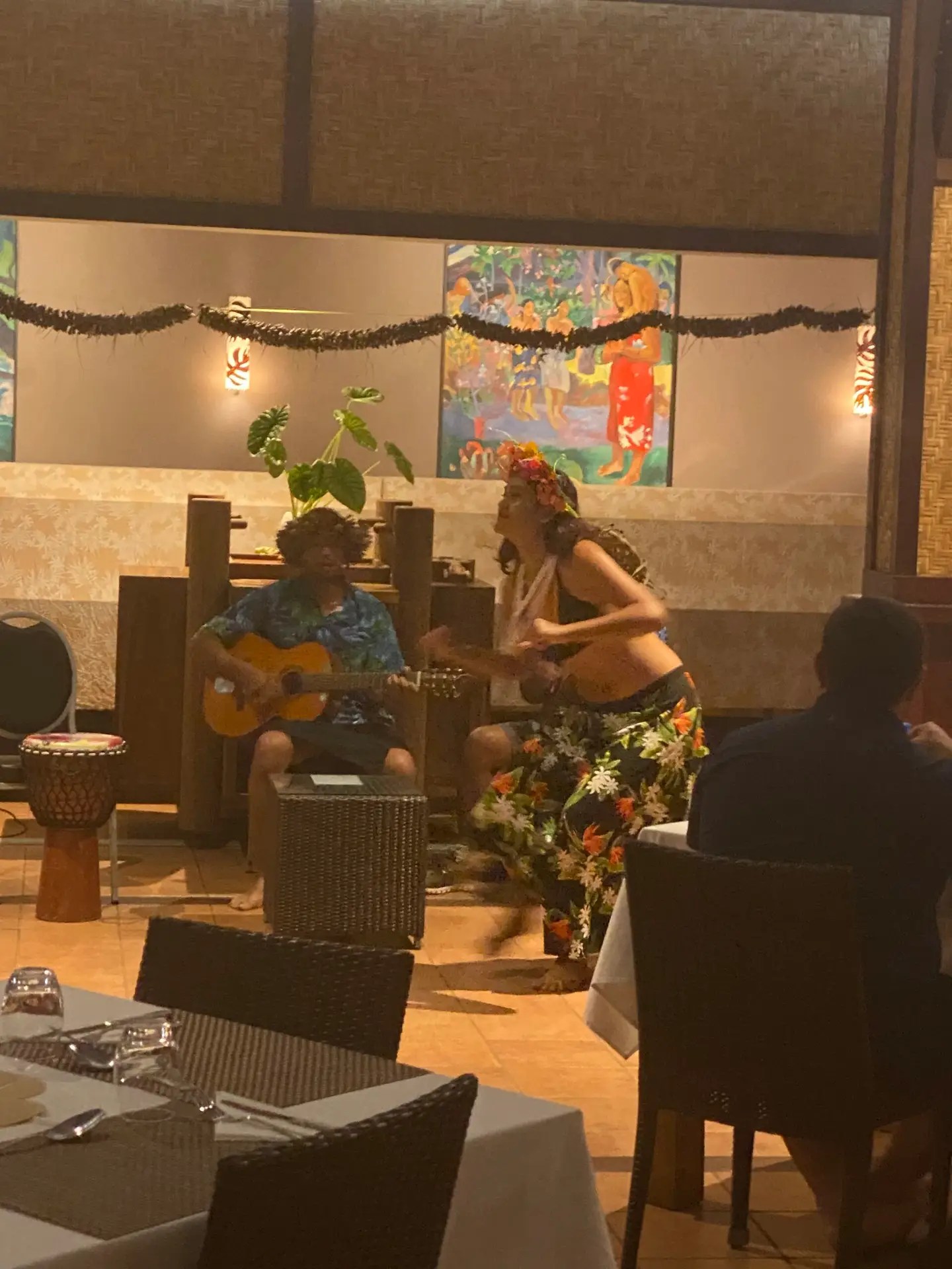 Entertainment at the Royal Bora Bora
