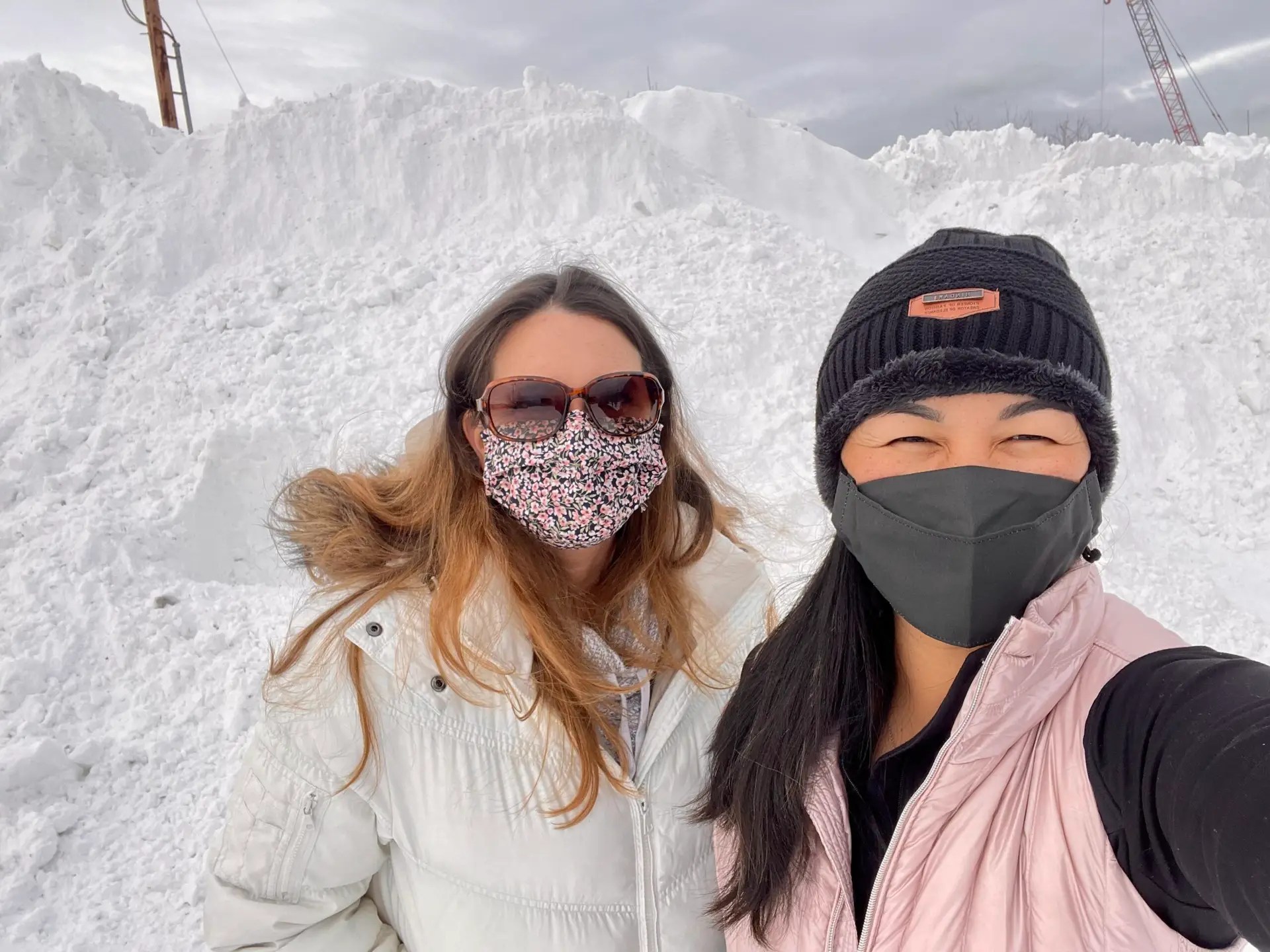 Tiff and I and a whole lot of snow!