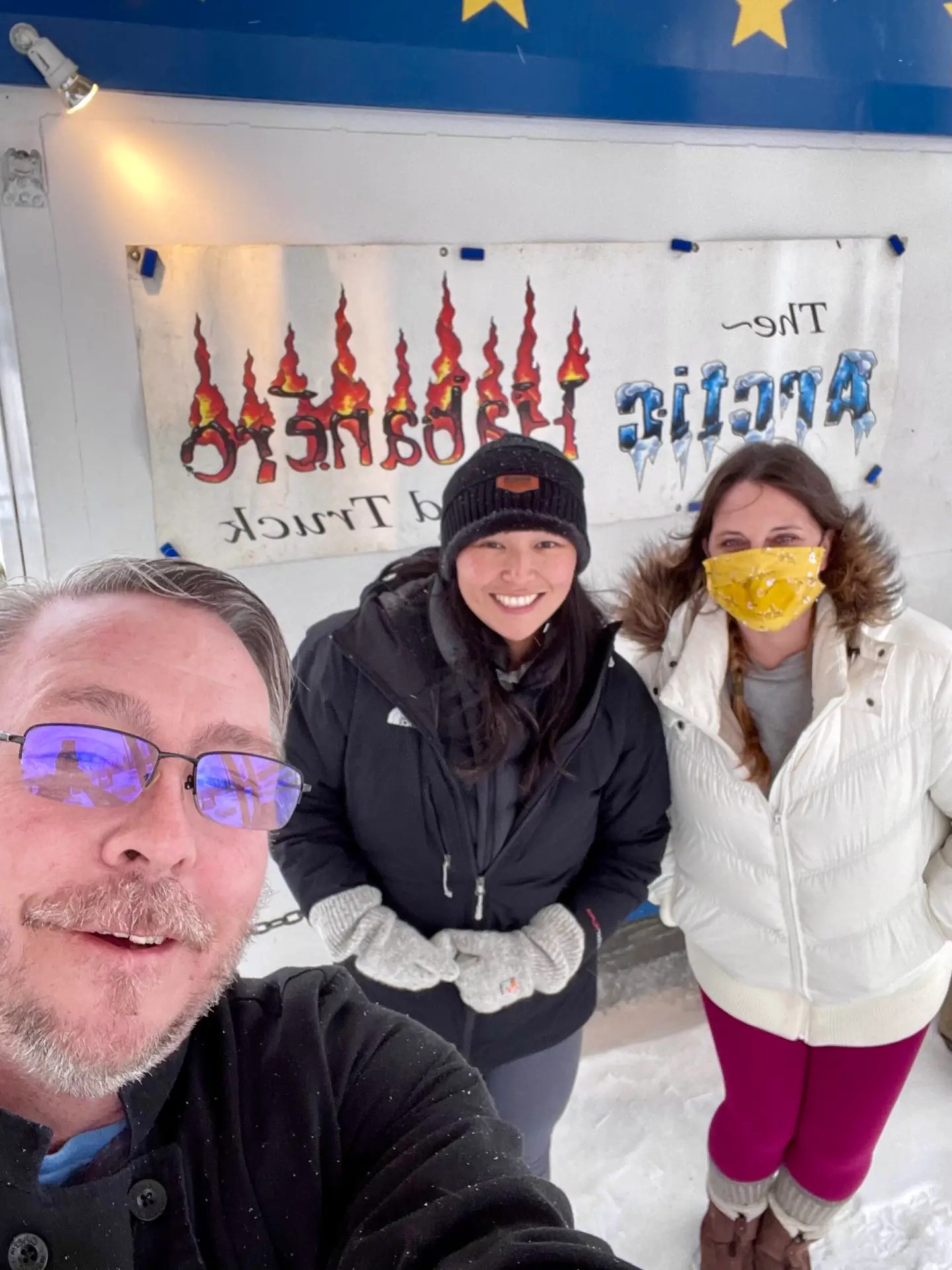 The Arctic Habanero - soooooo good! Pic with the chef.