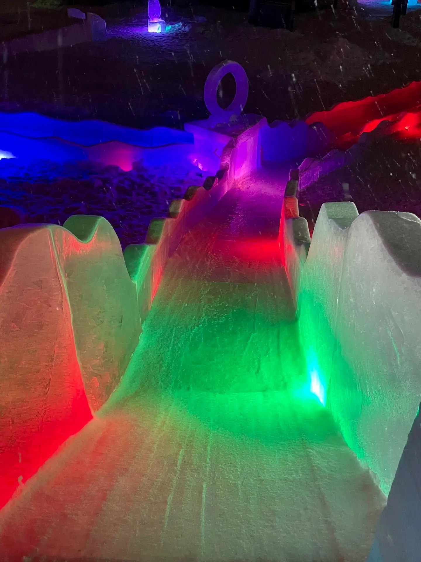 This is an ice slide