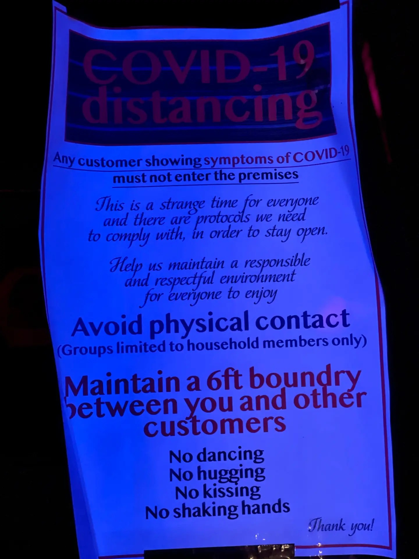 Sign at Chilkoot Charlie's