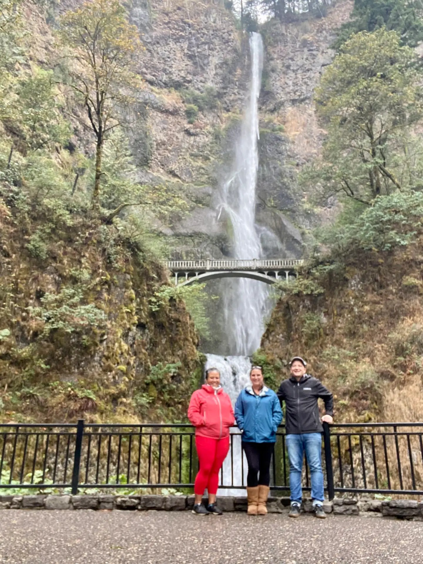 Katie, me, and John at Multnomah