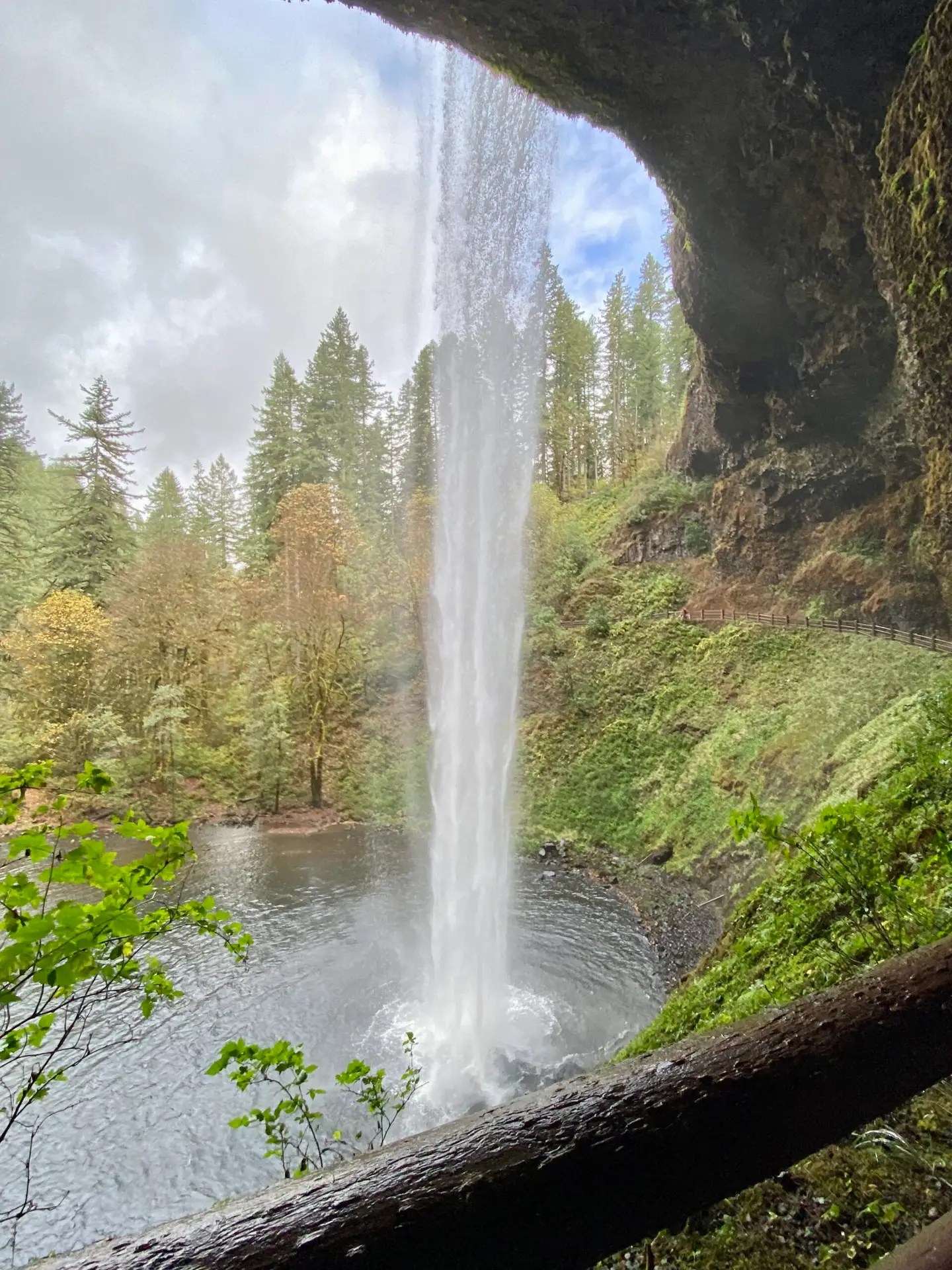 Behind South Falls, Silver Falls State Park
