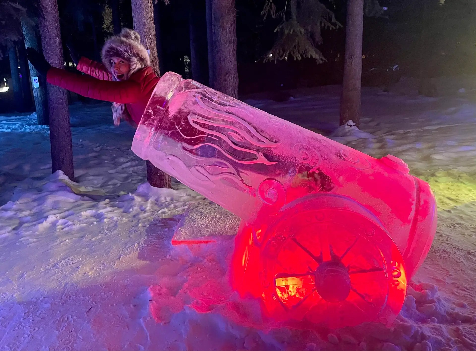 Krystal's loaded and ready to blow!