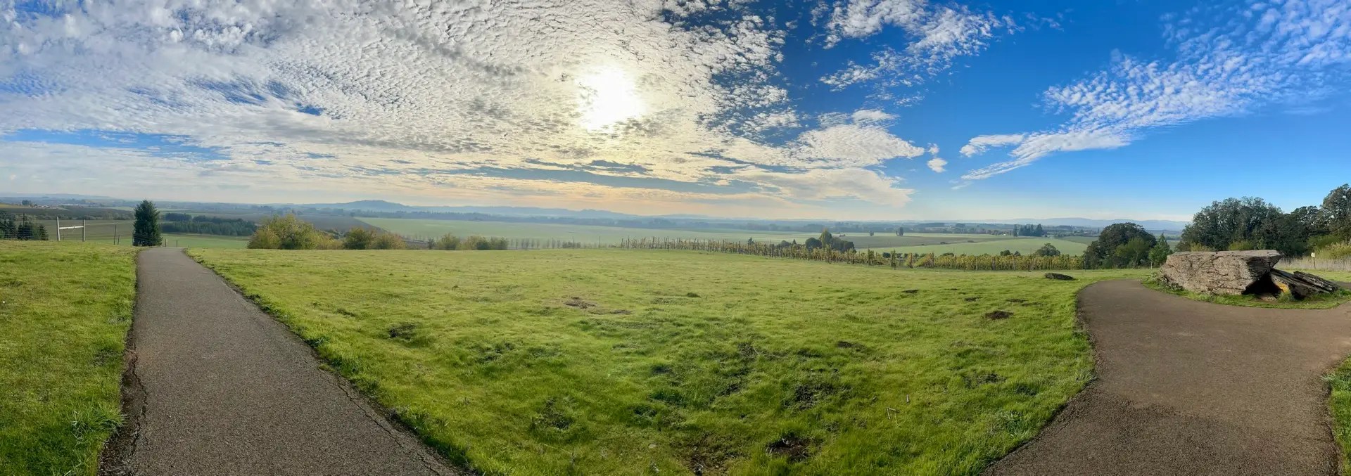 One of the gorgeous views from erratic rock