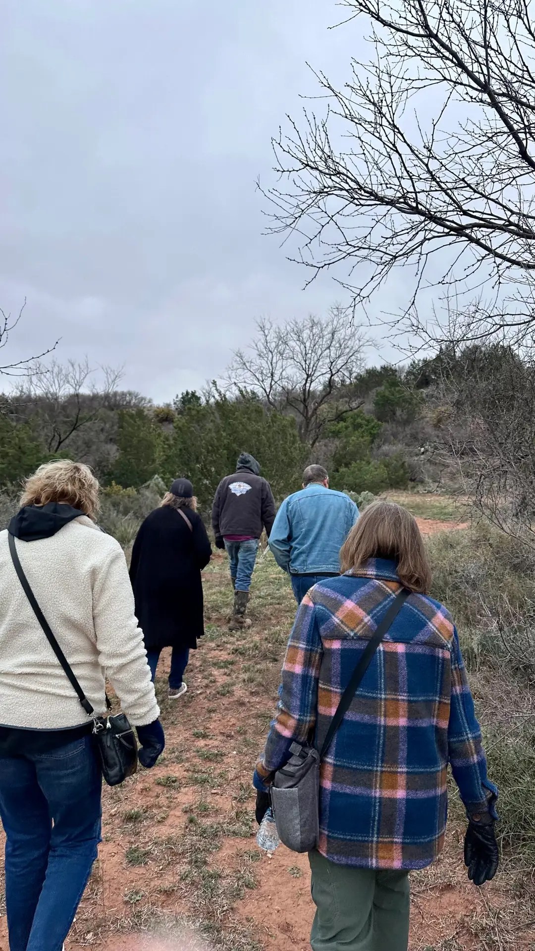 Then it was just a short walk to the den.