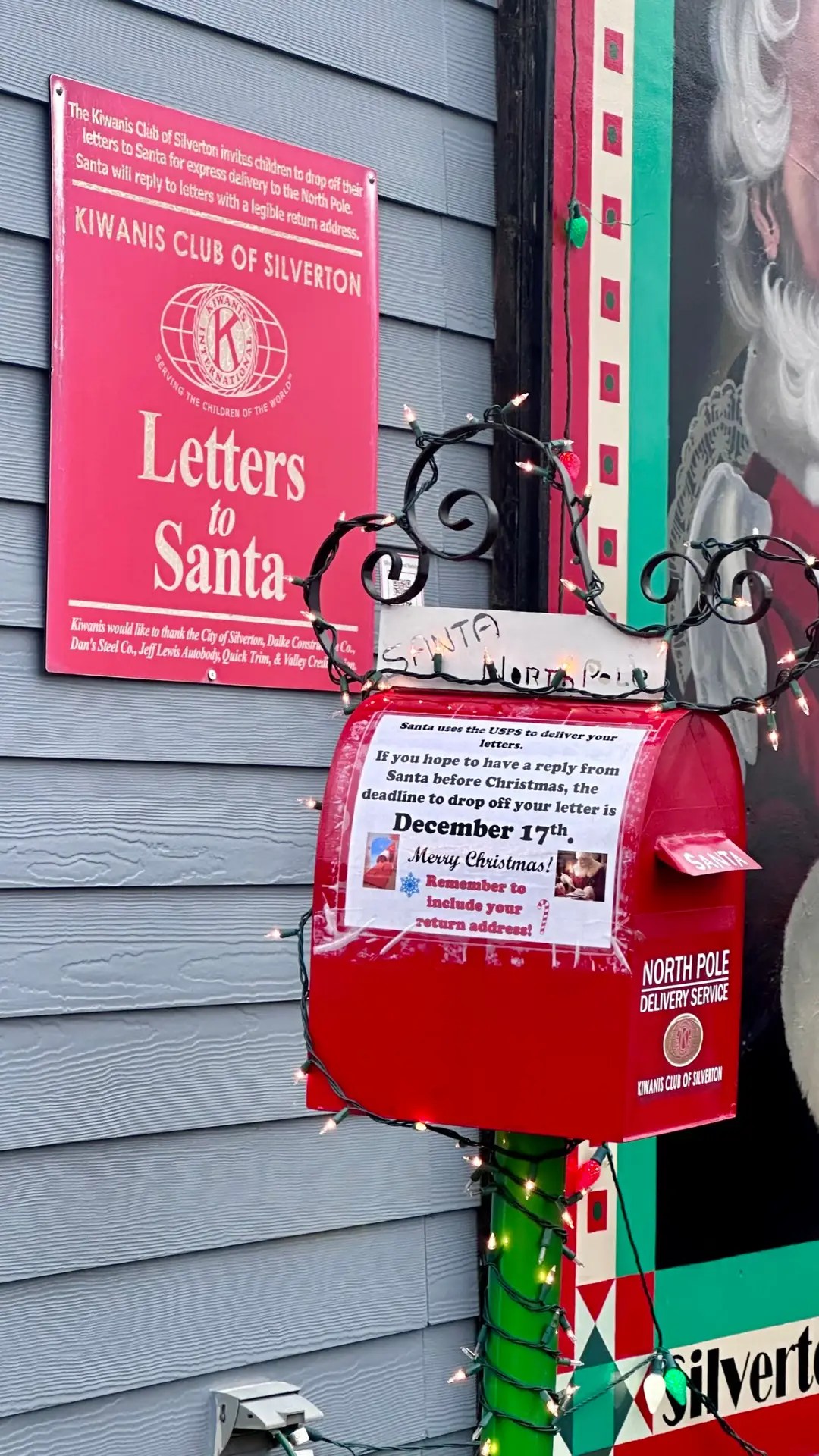 You can write to Santa