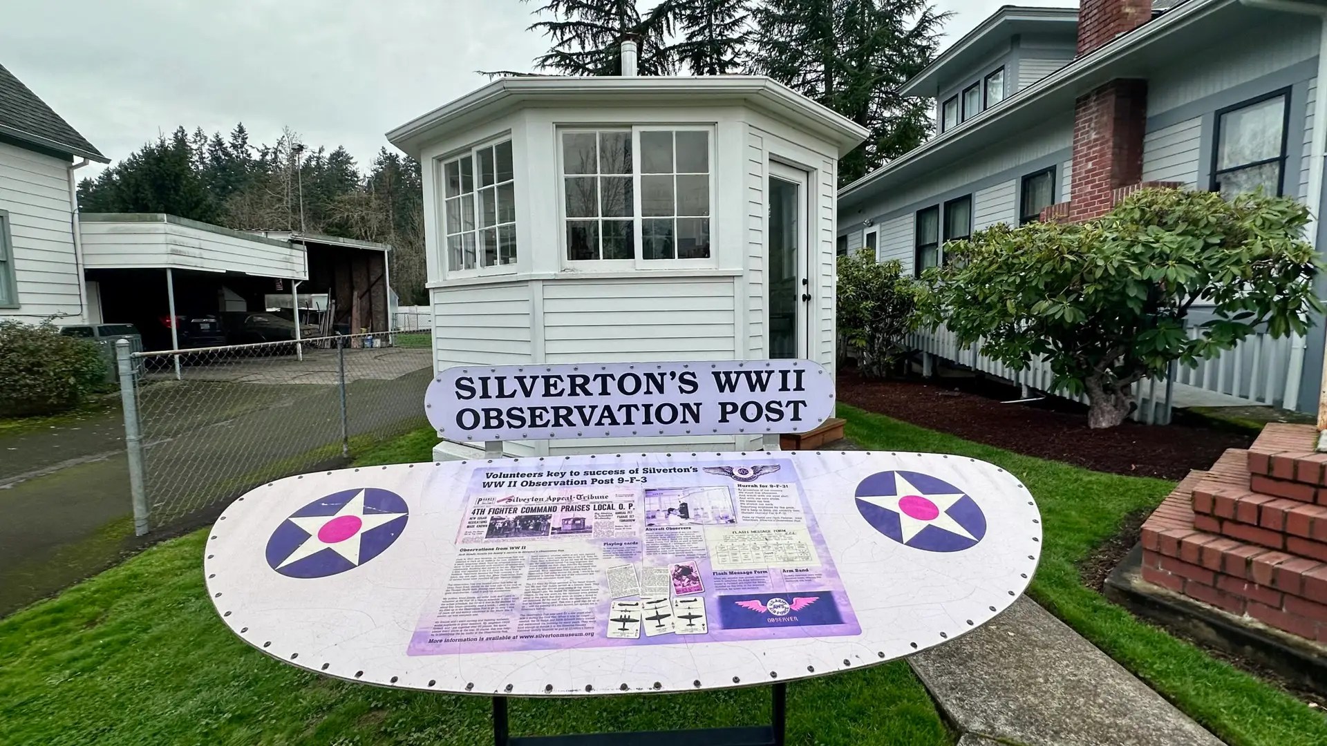 Silverton was home to an important observation post during WWII.