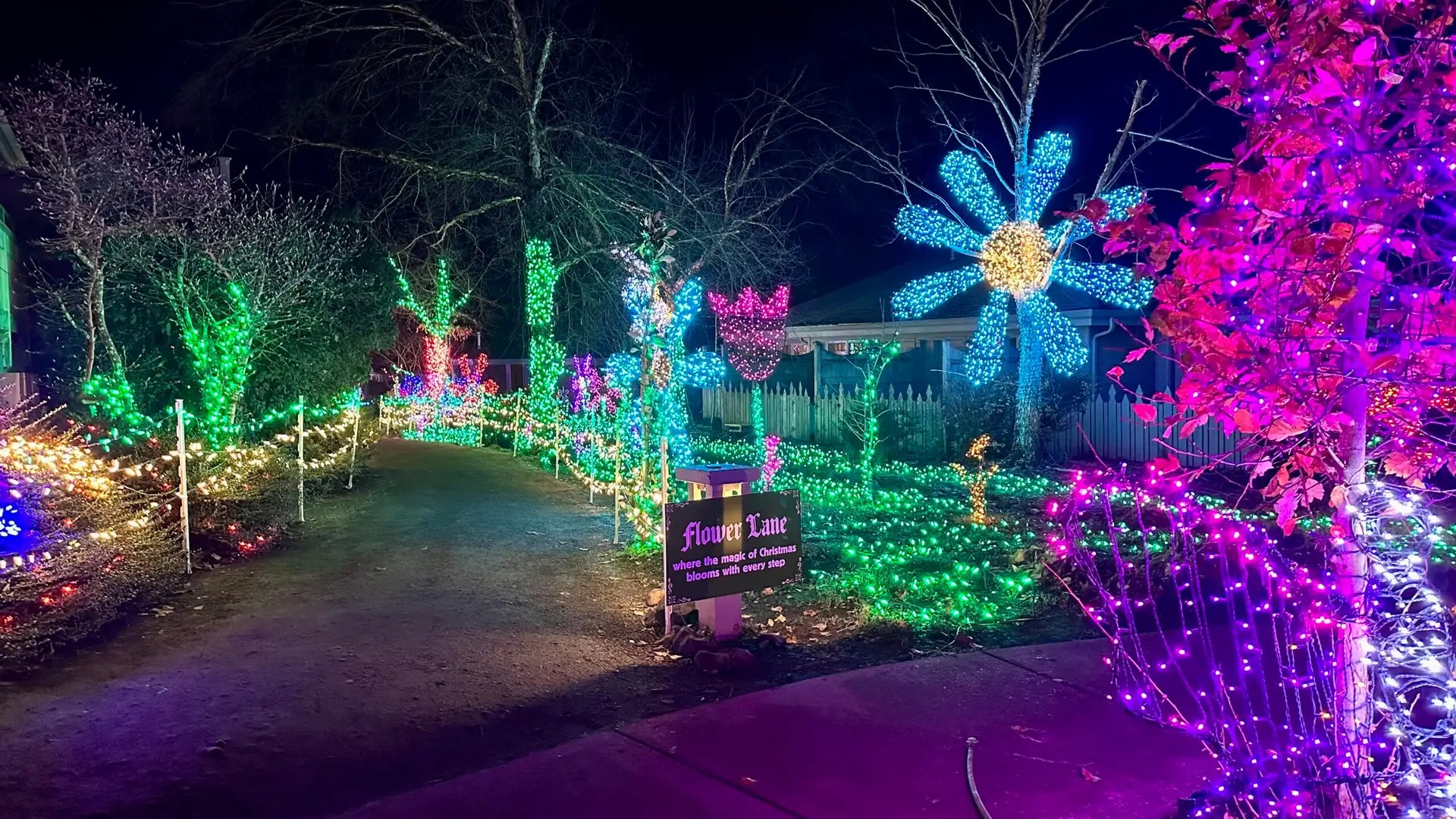 Awww, a flower garden