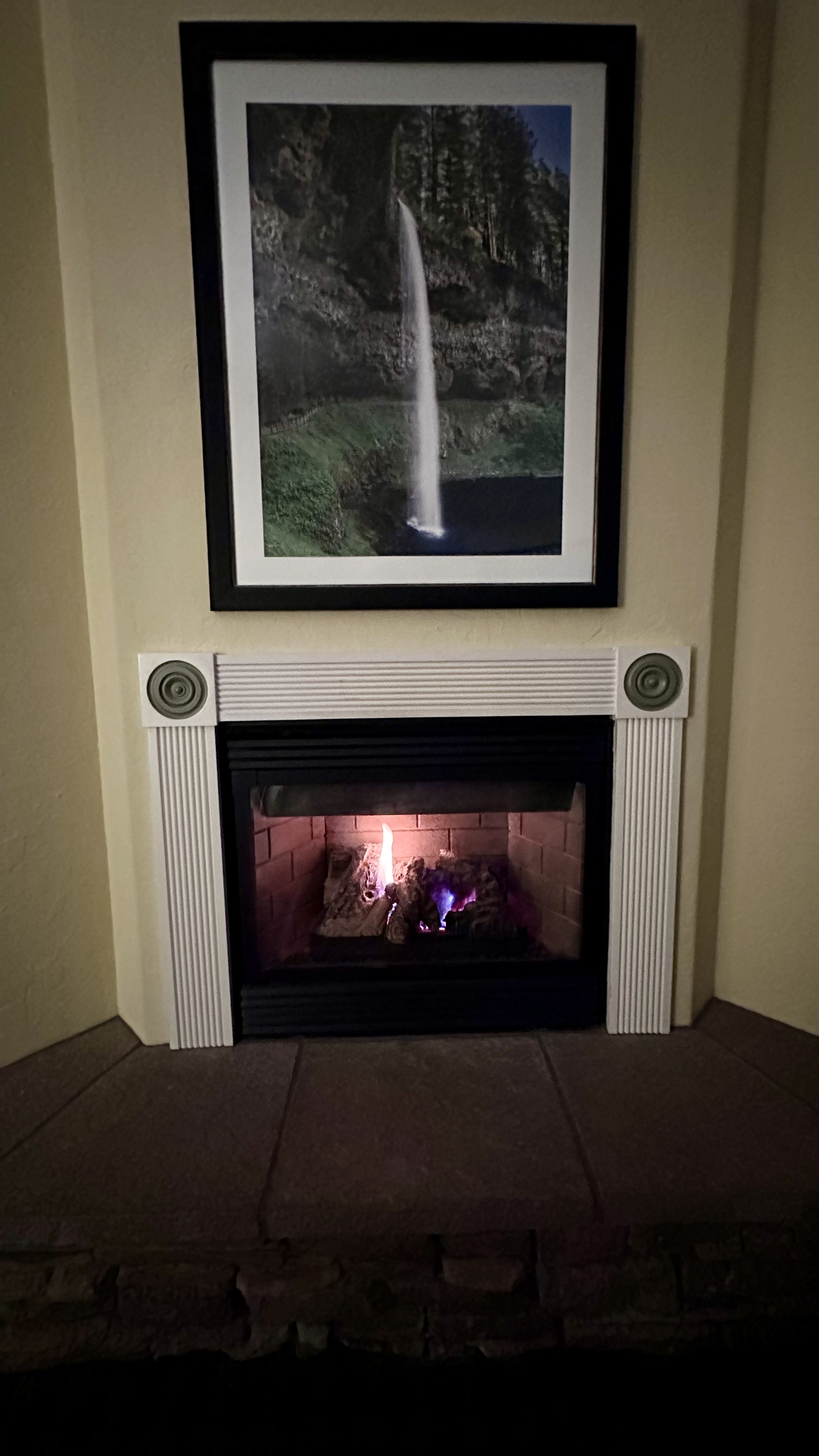 Gotta love a room with a fireplace!