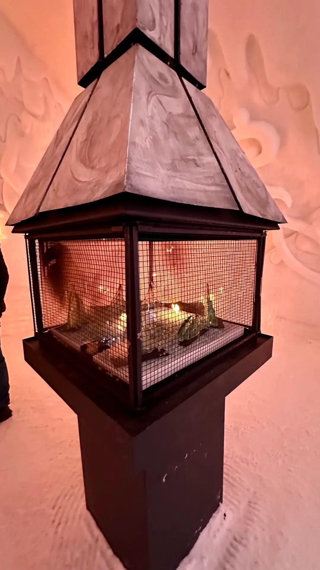 The fires weren't all that warm, but they were pretty