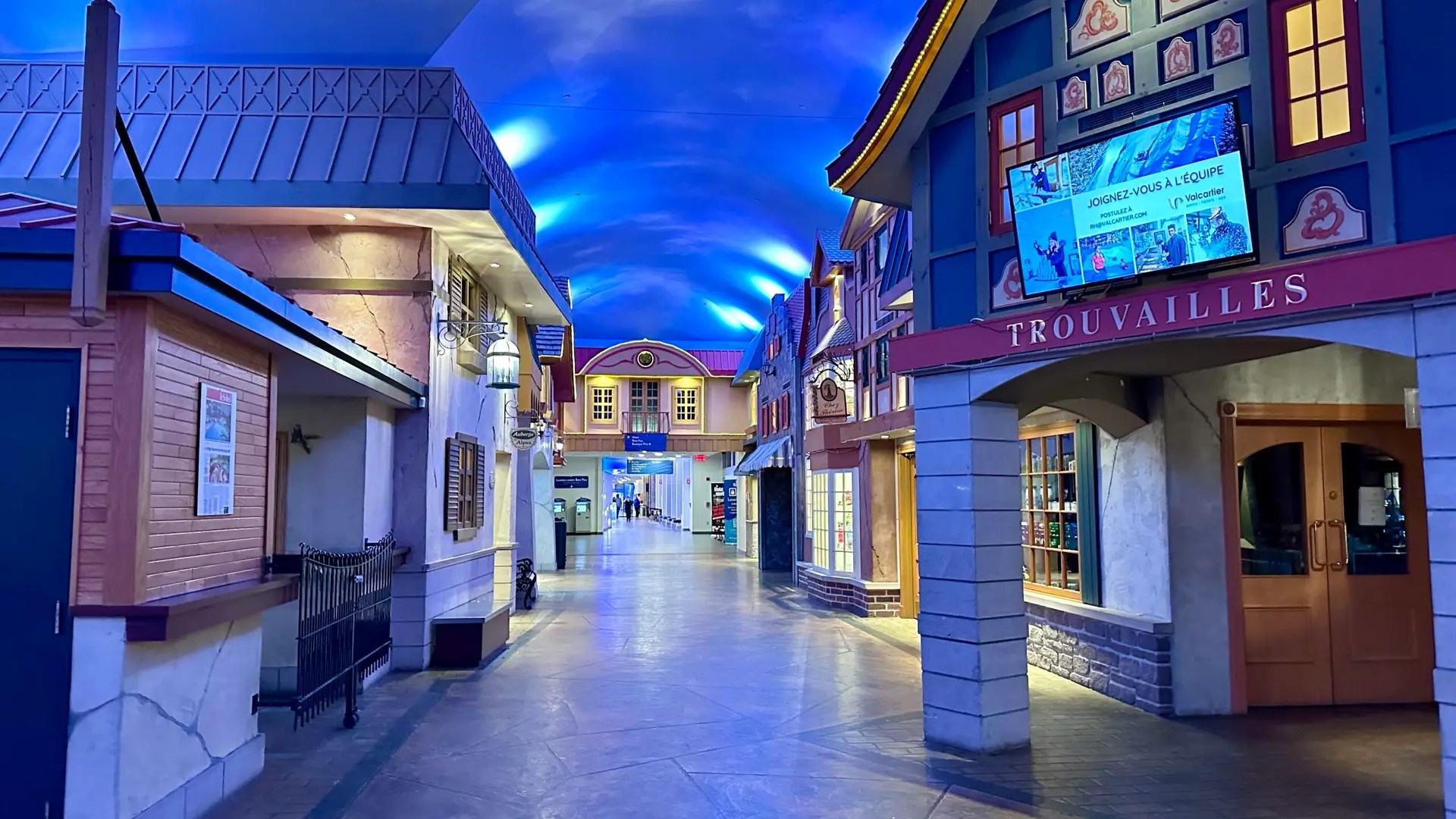 This is inside the Valcartier Hotel - super cute!