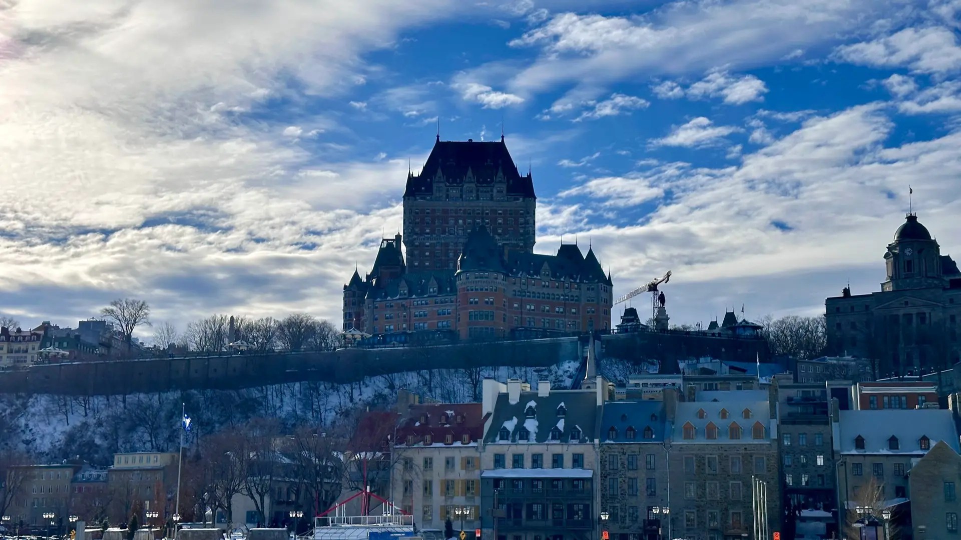 There she is...Chateau Frontenac, Quebec's castle