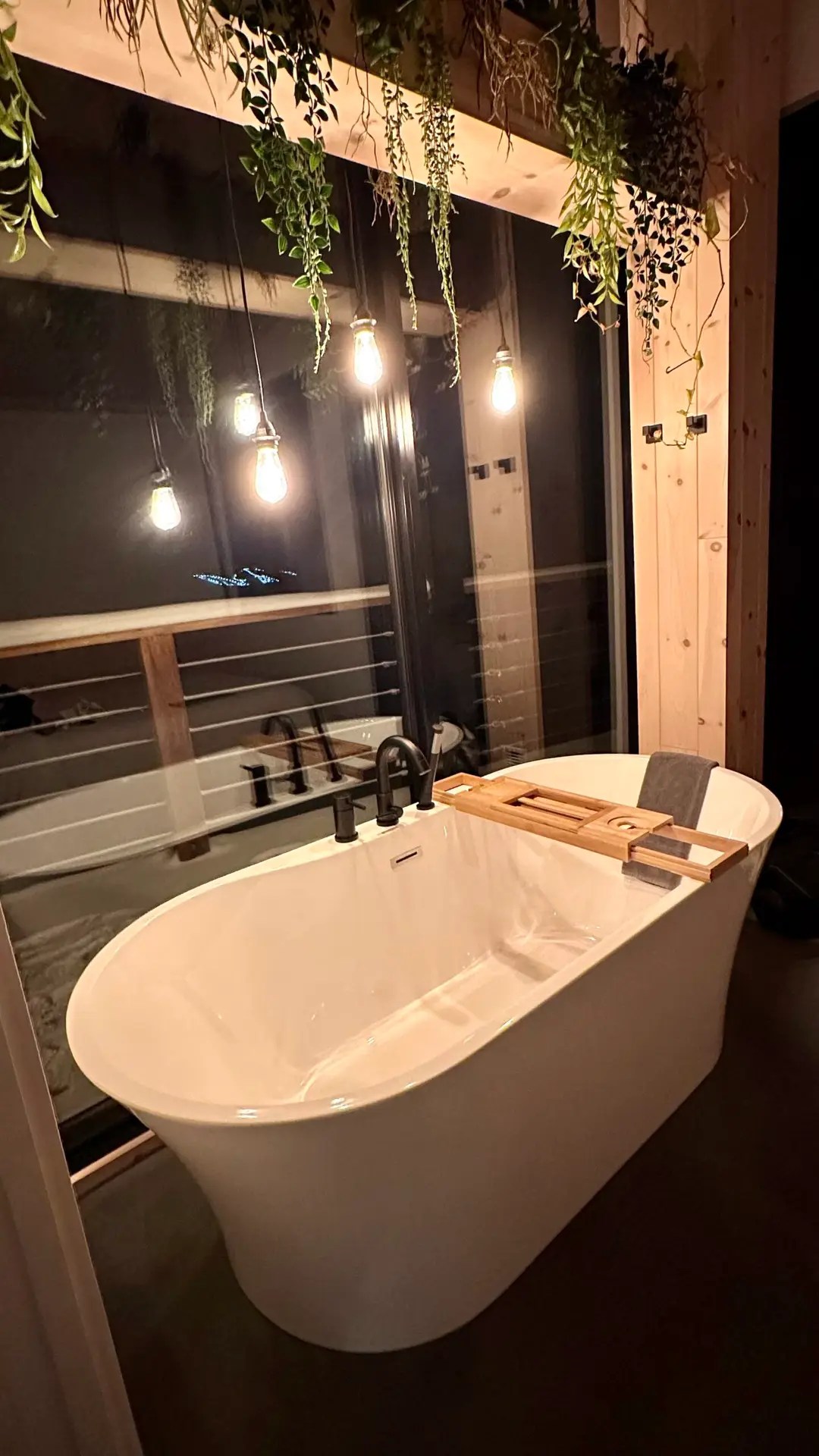 At Tricera. Neither of us even used this tub, but I love it