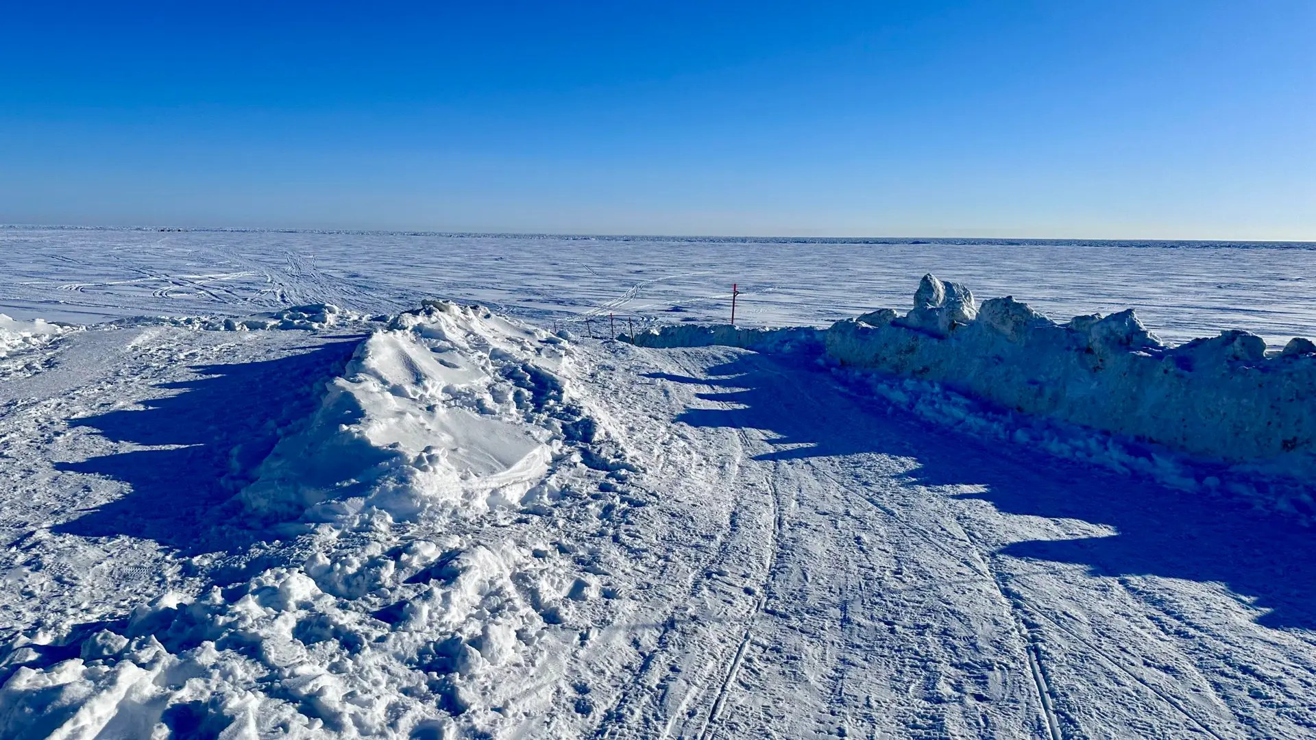 Where the Iditarod trail meets the road.