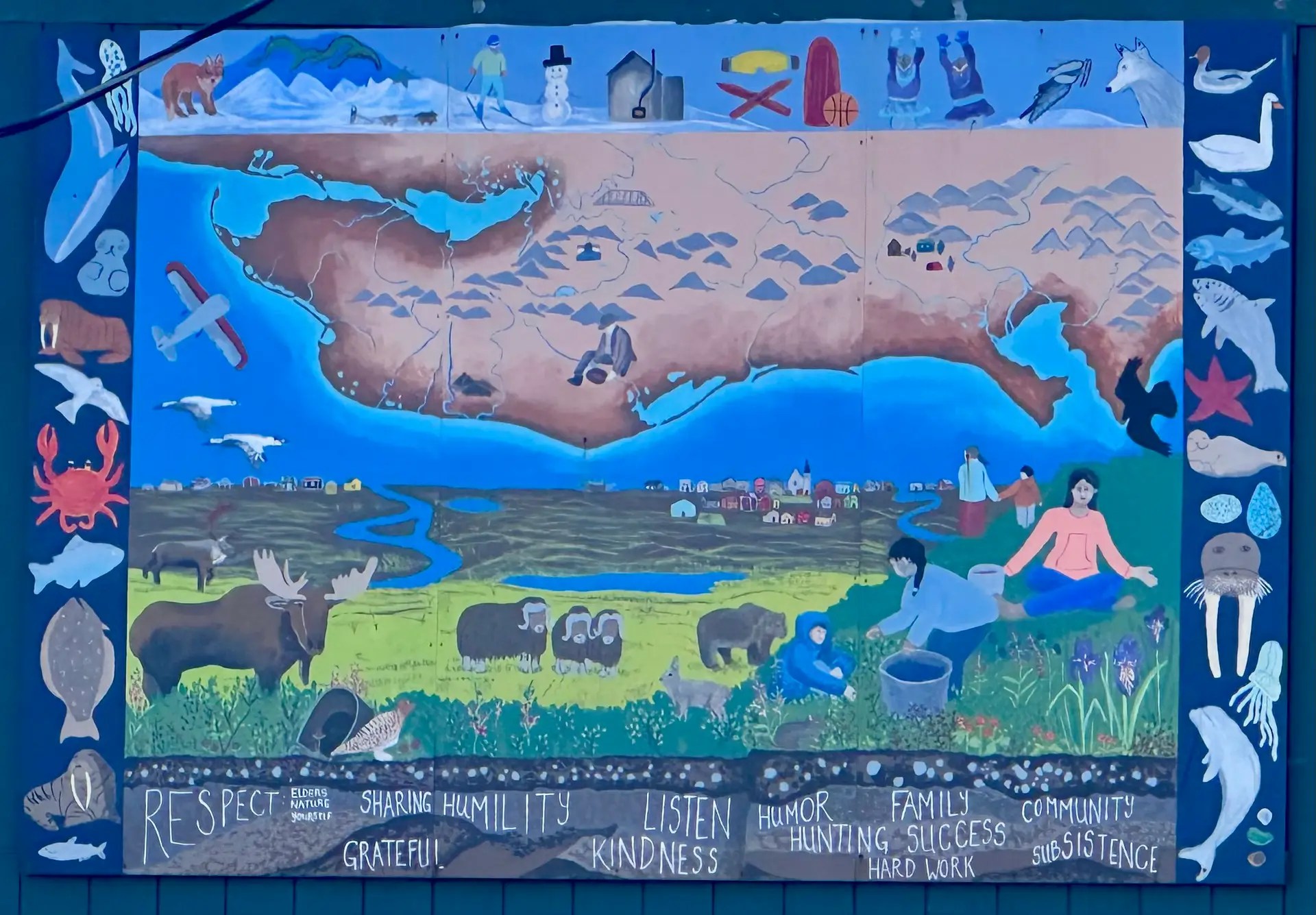 I like how much attention Alaskan communities give to Inupiat values.