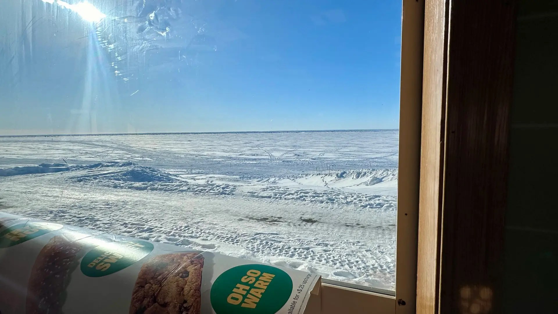 Now this is a Subway with a view!
