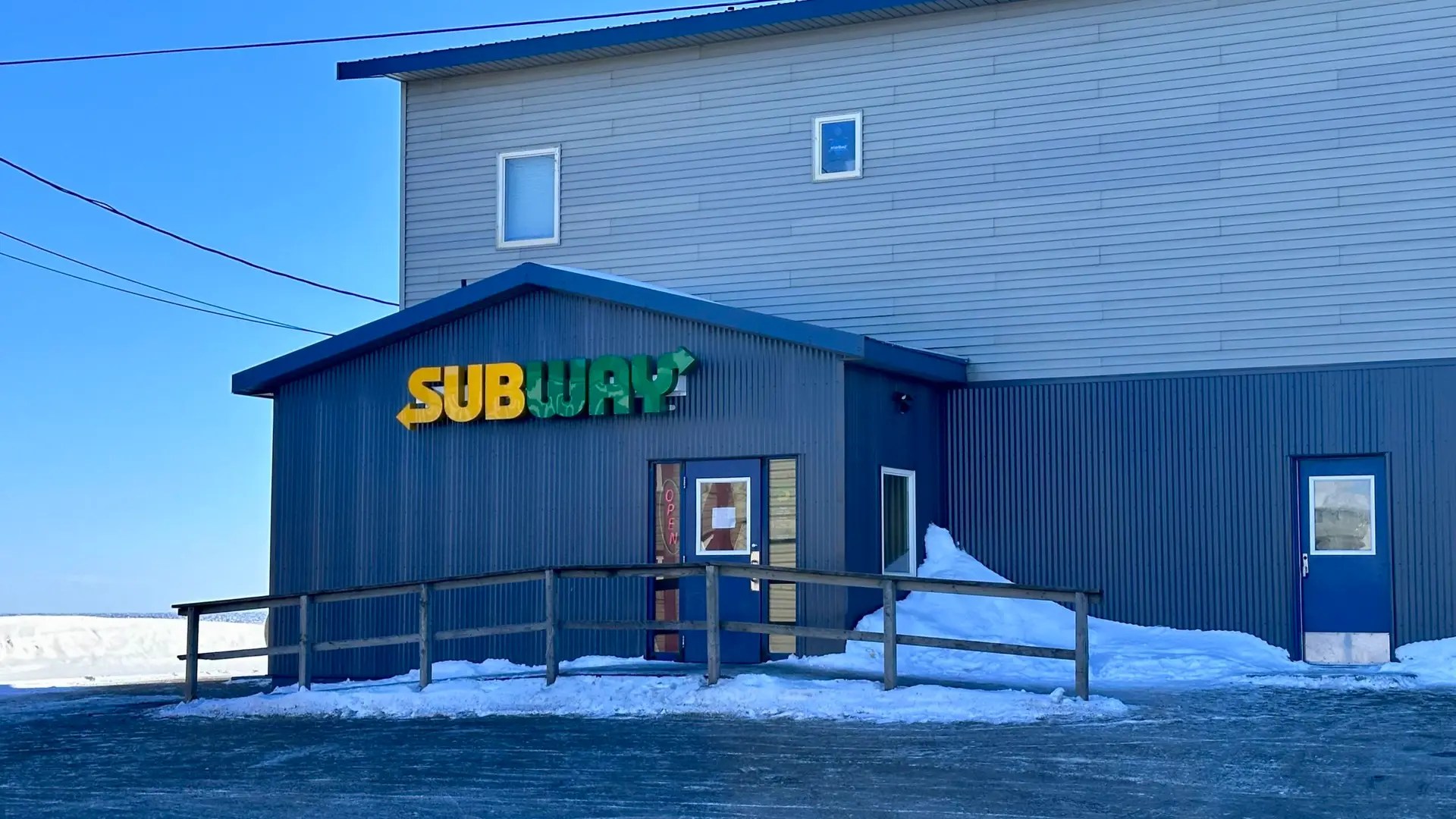 The Subway and the movie theater are one and the same, lol