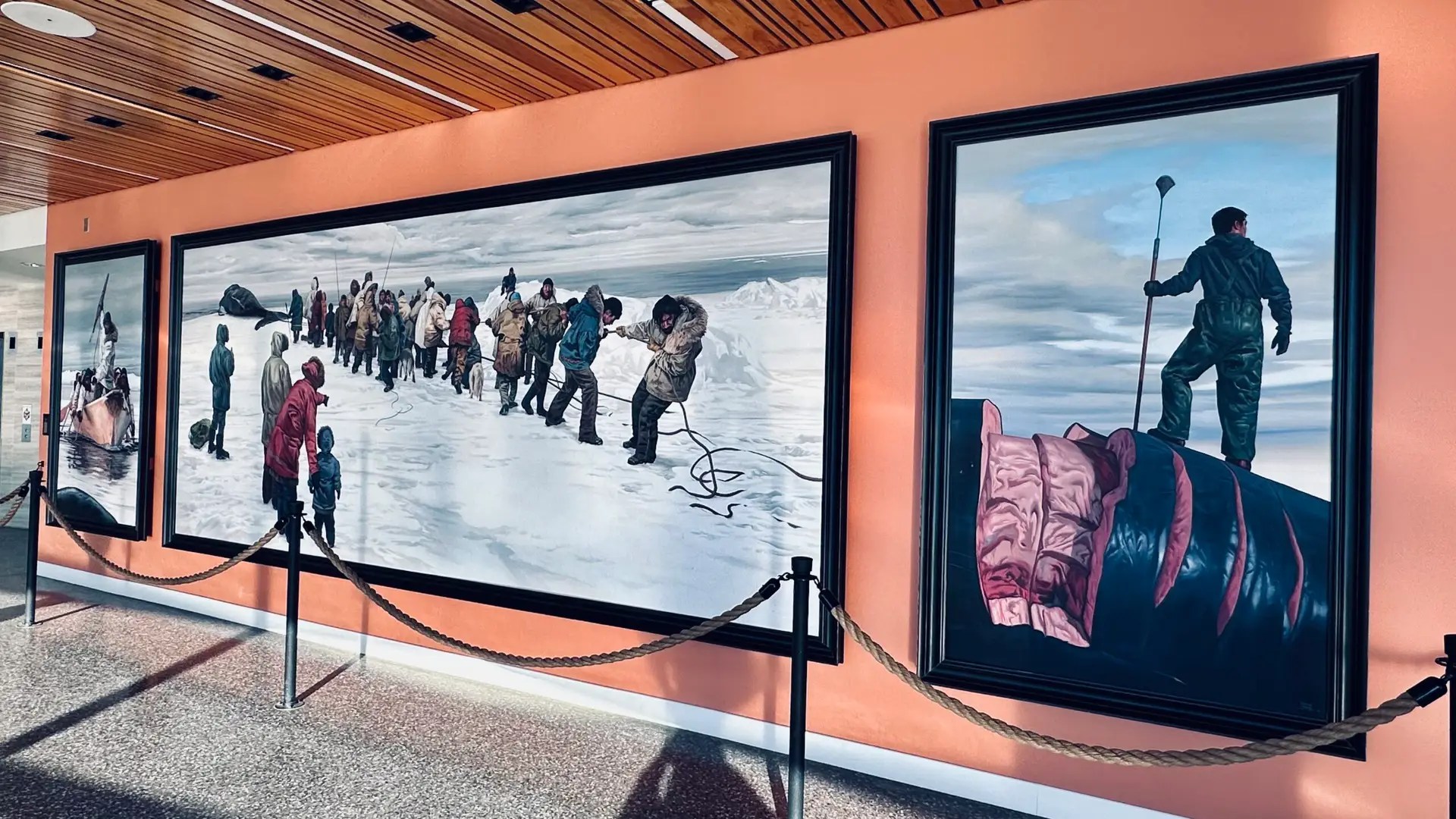 Artwork inside the hospital