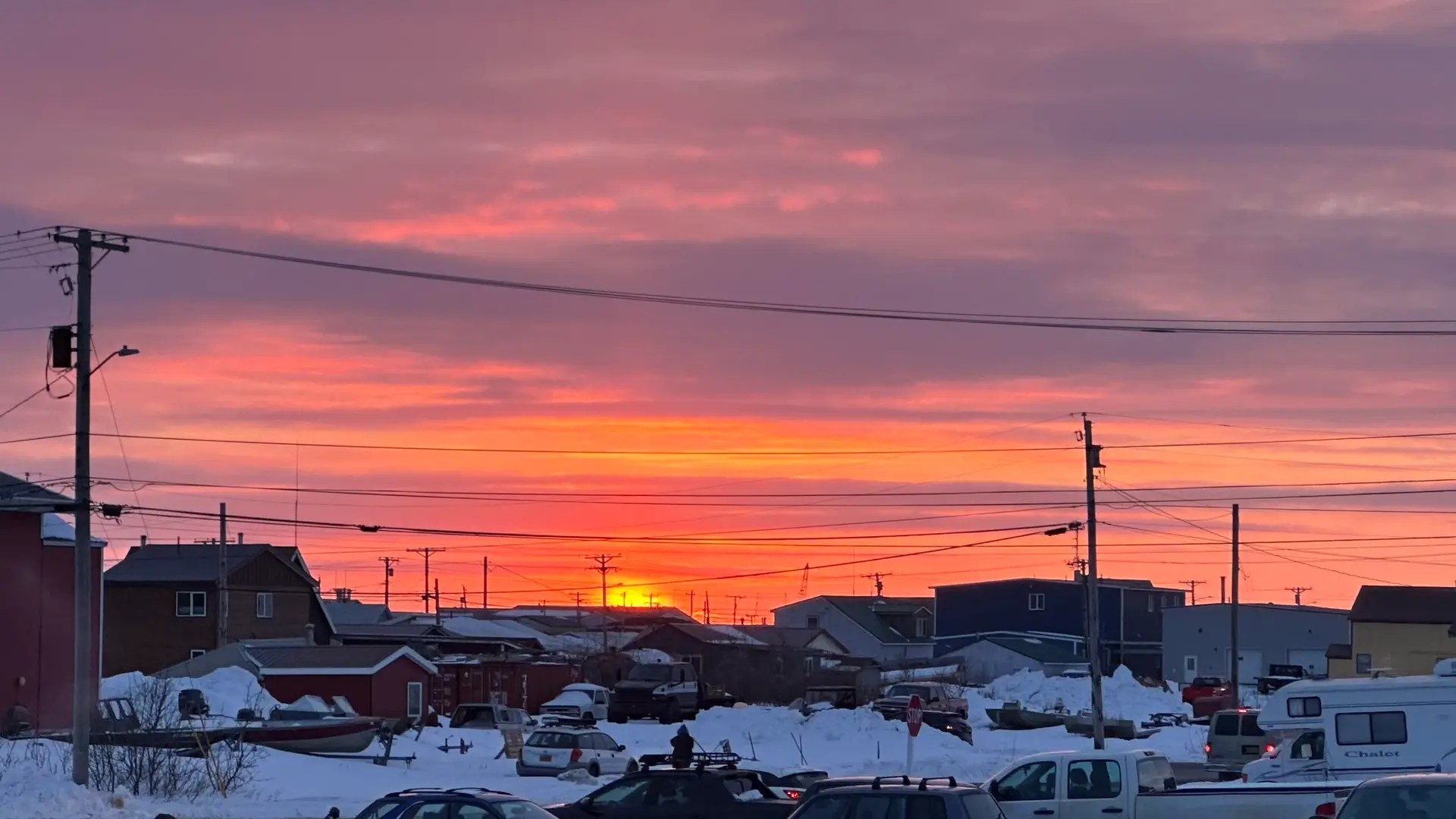 My last night in Nome provided a gorgeous sendoff!