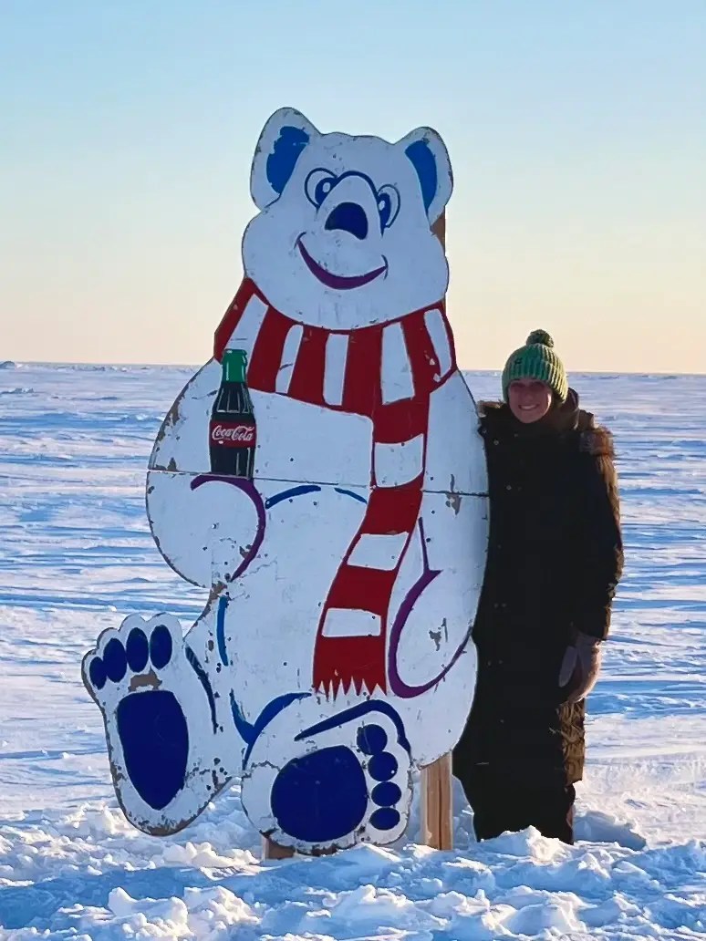 I found a polar bear!