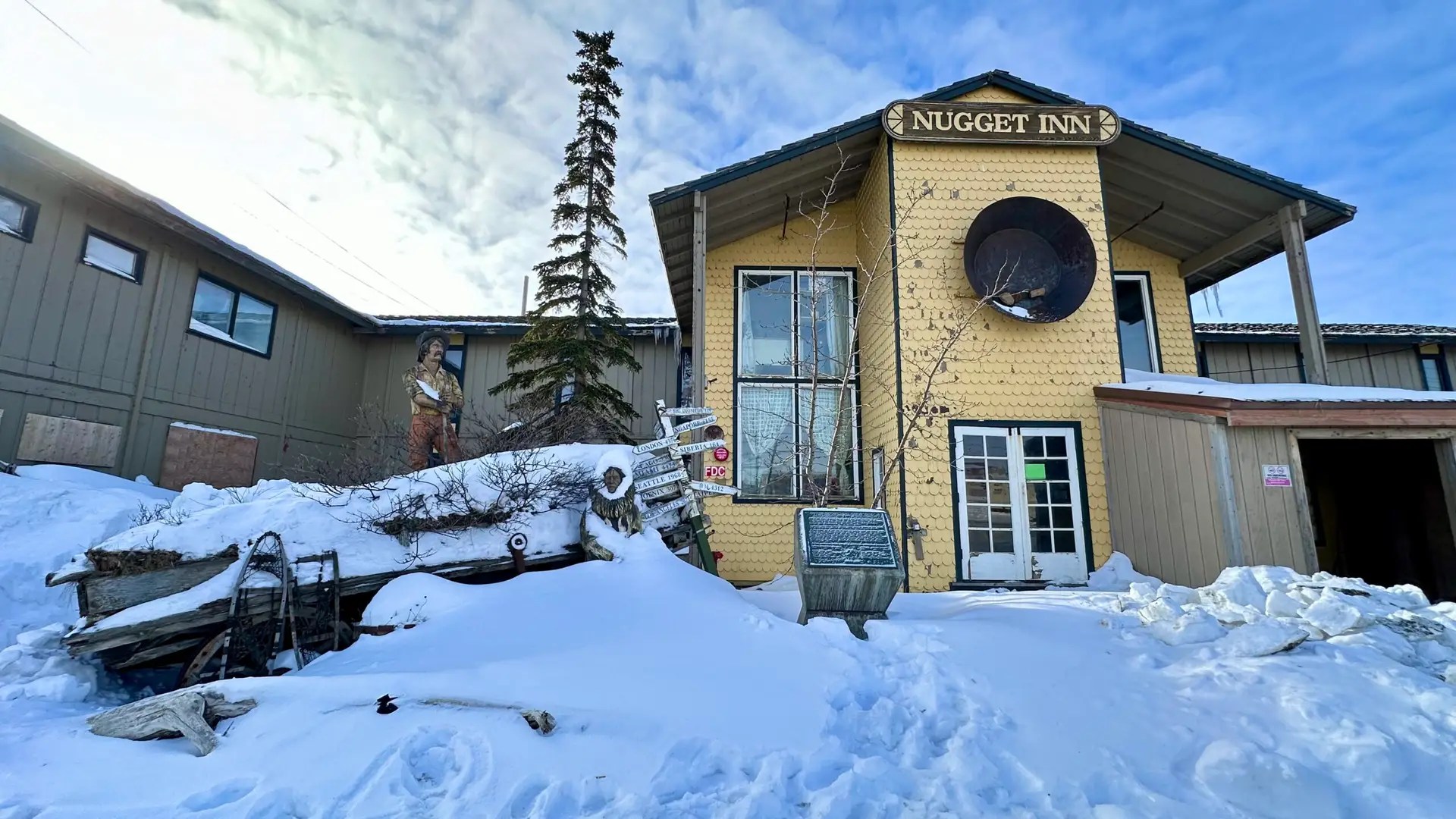 The Nugget Inn - recently renovated after a fire and now taking visitors