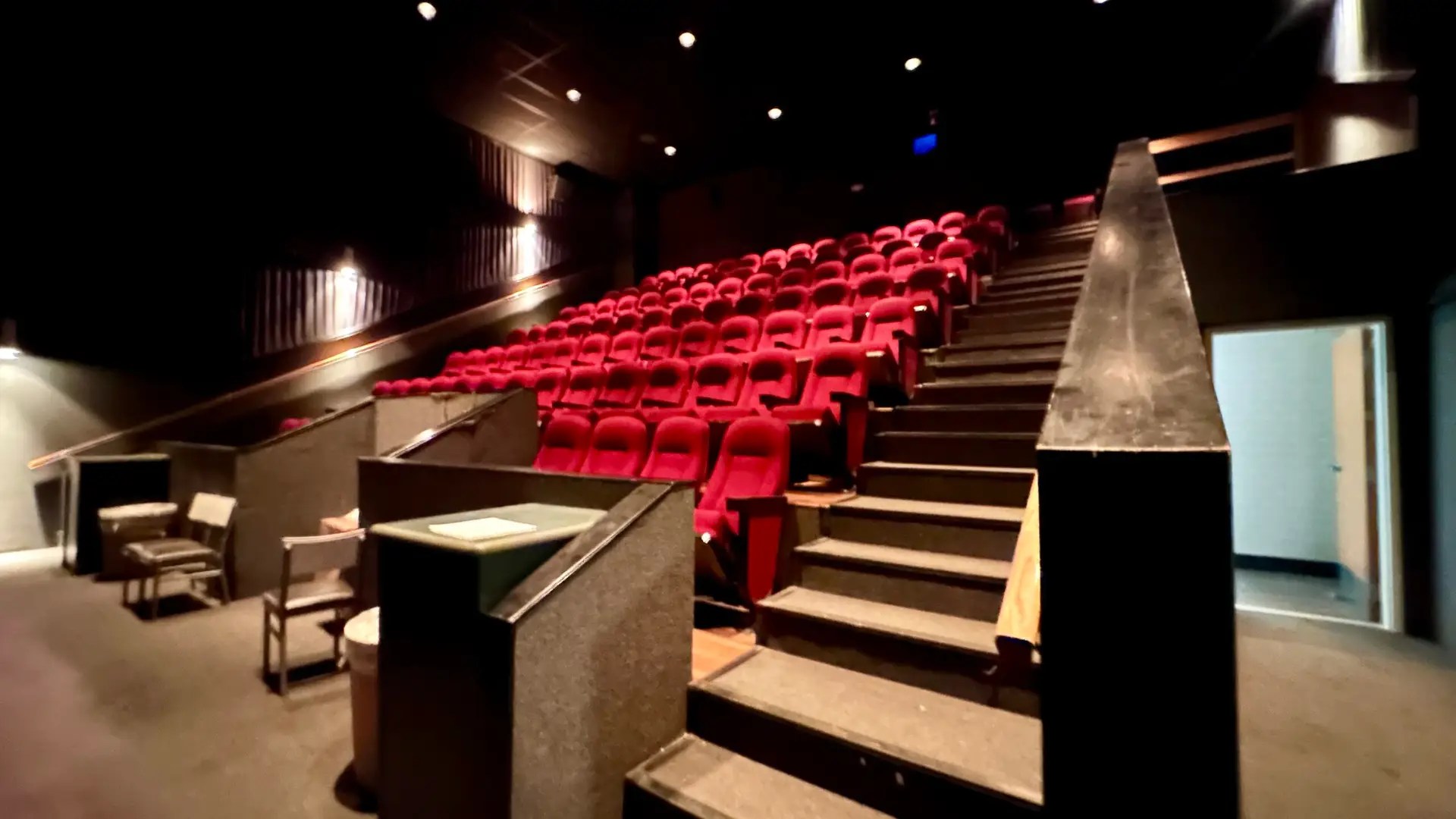 Here's the movie theater.