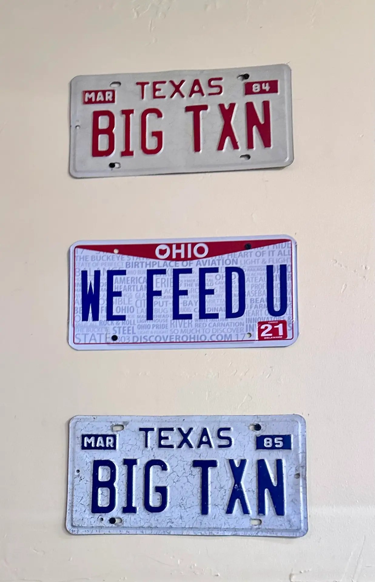 Texas. Ohio. Texas. What’s that all about?!