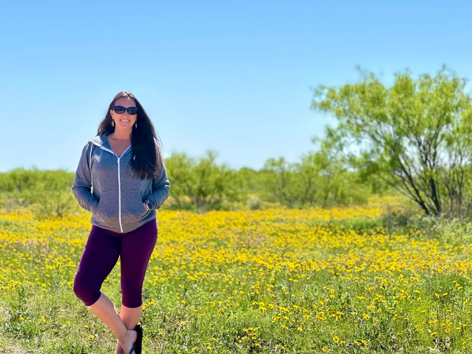 Me and all the pretty flowers!
