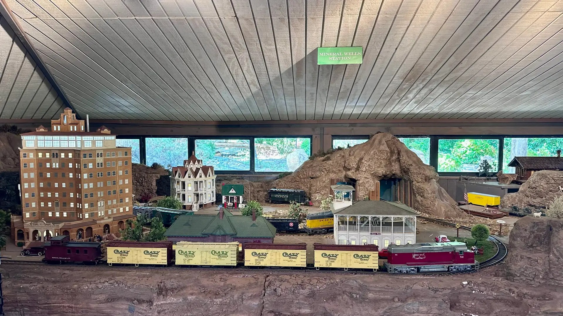 ...and then it went inside.