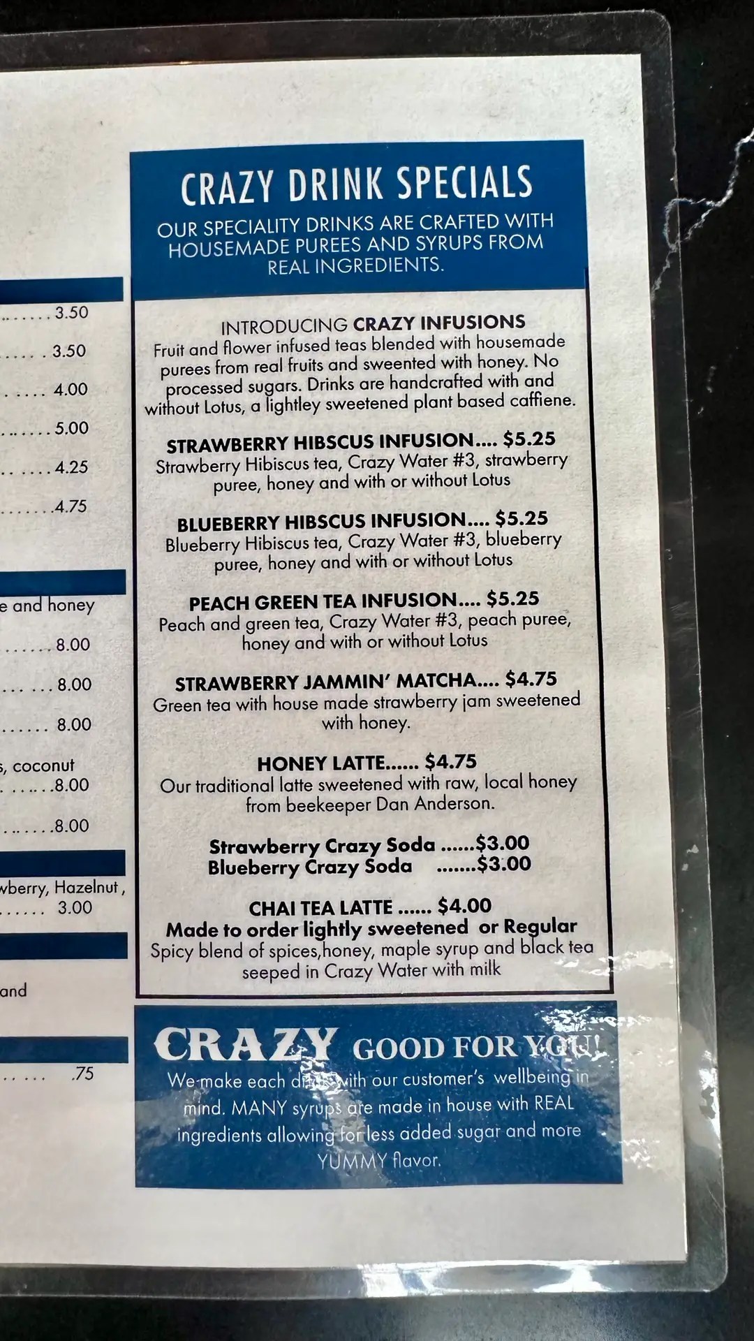 I got the blueberry hibiscus, and it was delicious!